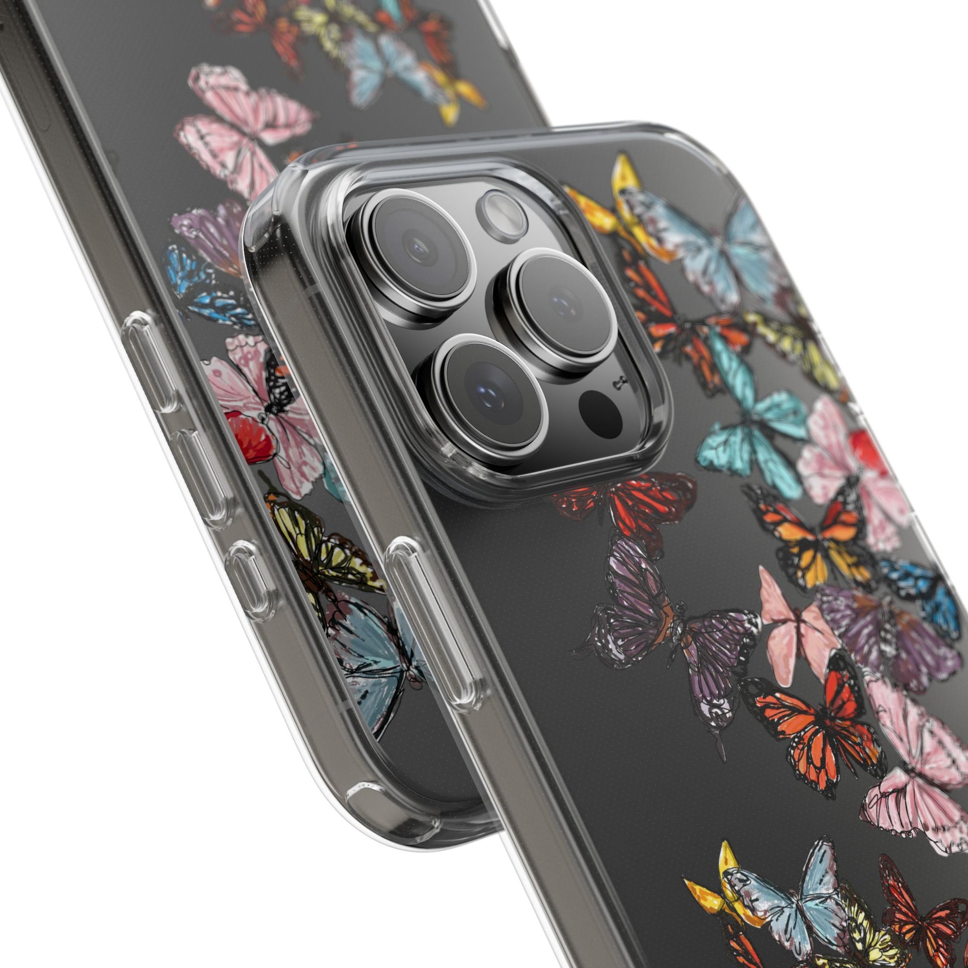 Clear Butterfly Phone Cases