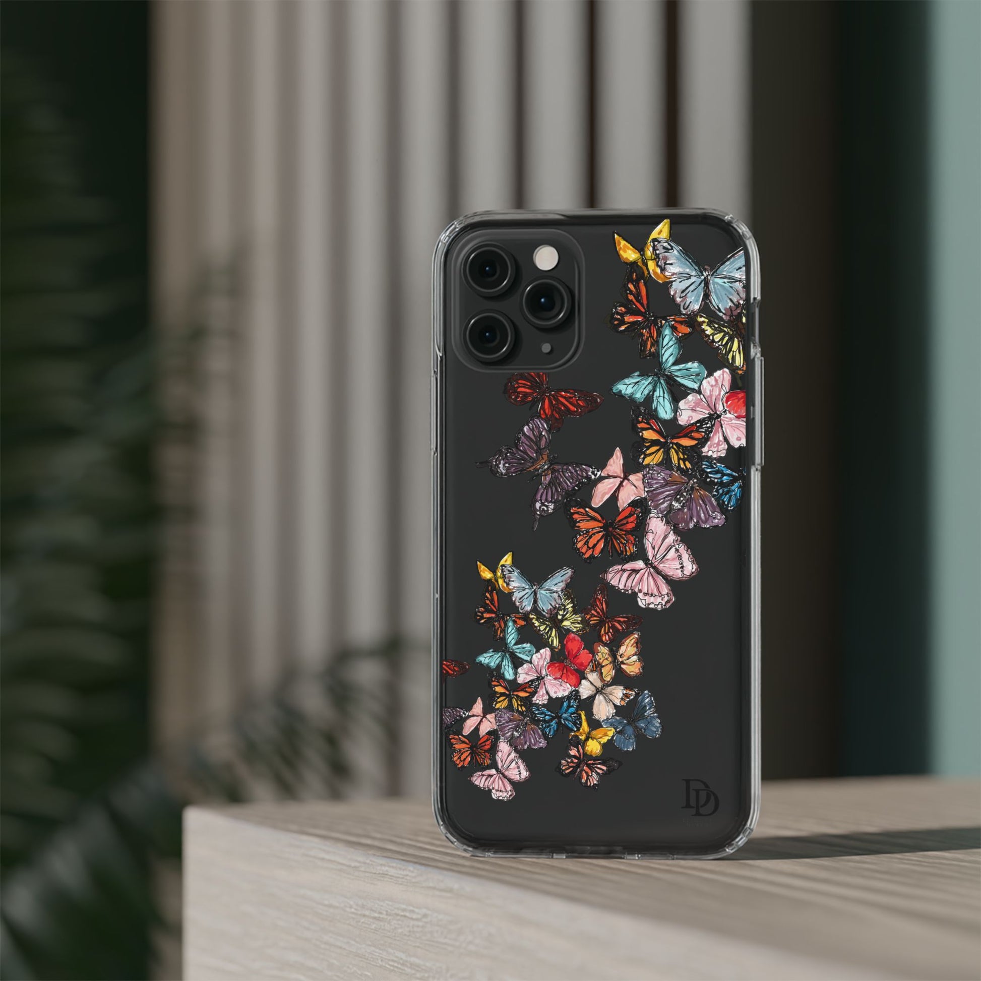 Clear Butterfly Phone Cases