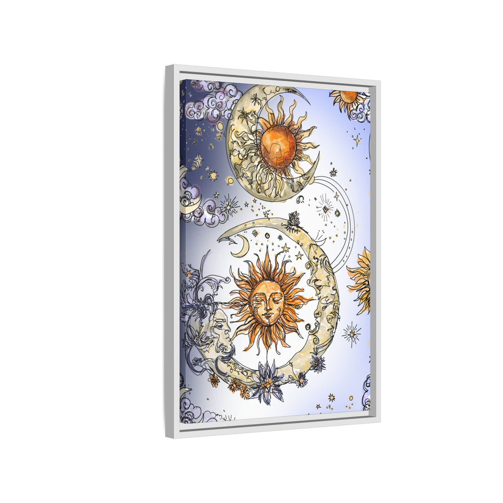 Celestial Matte Canvas, Framed (Multi-color)