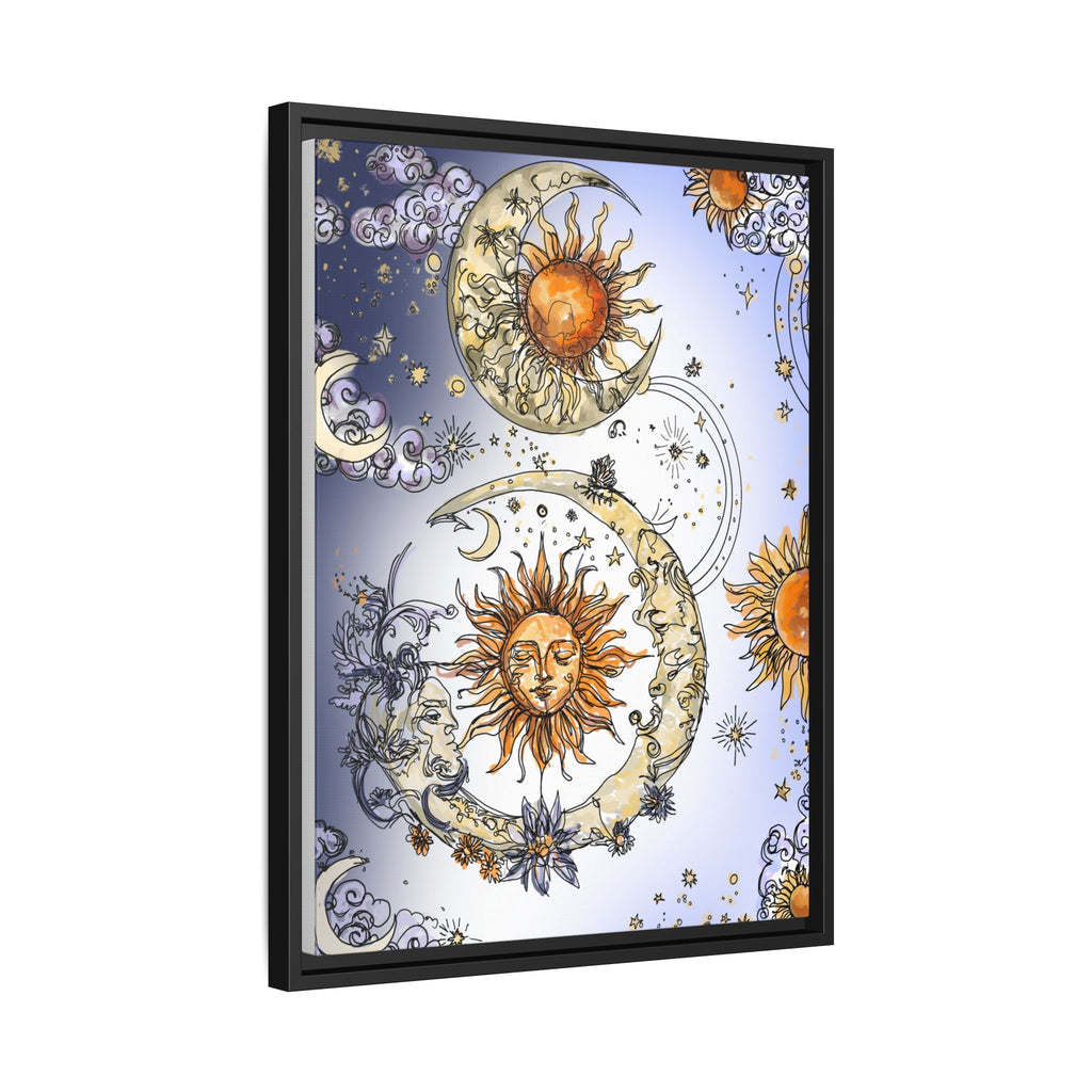 Celestial Matte Canvas, Framed (Multi-color)