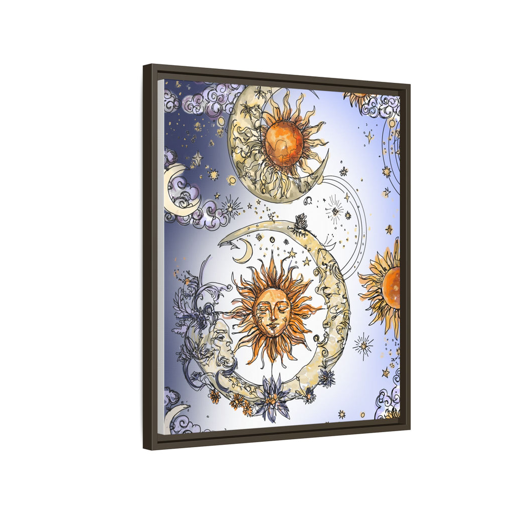 Celestial Matte Canvas, Framed (Multi-color)