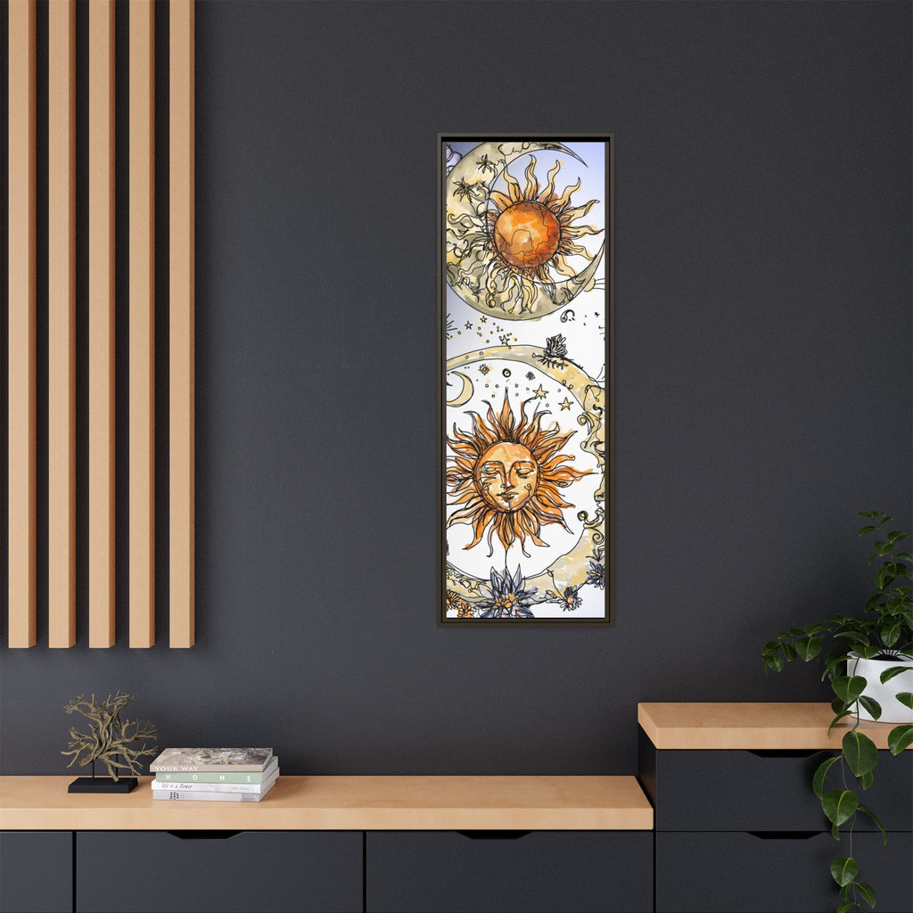 Celestial Matte Canvas, Framed (Multi-color)