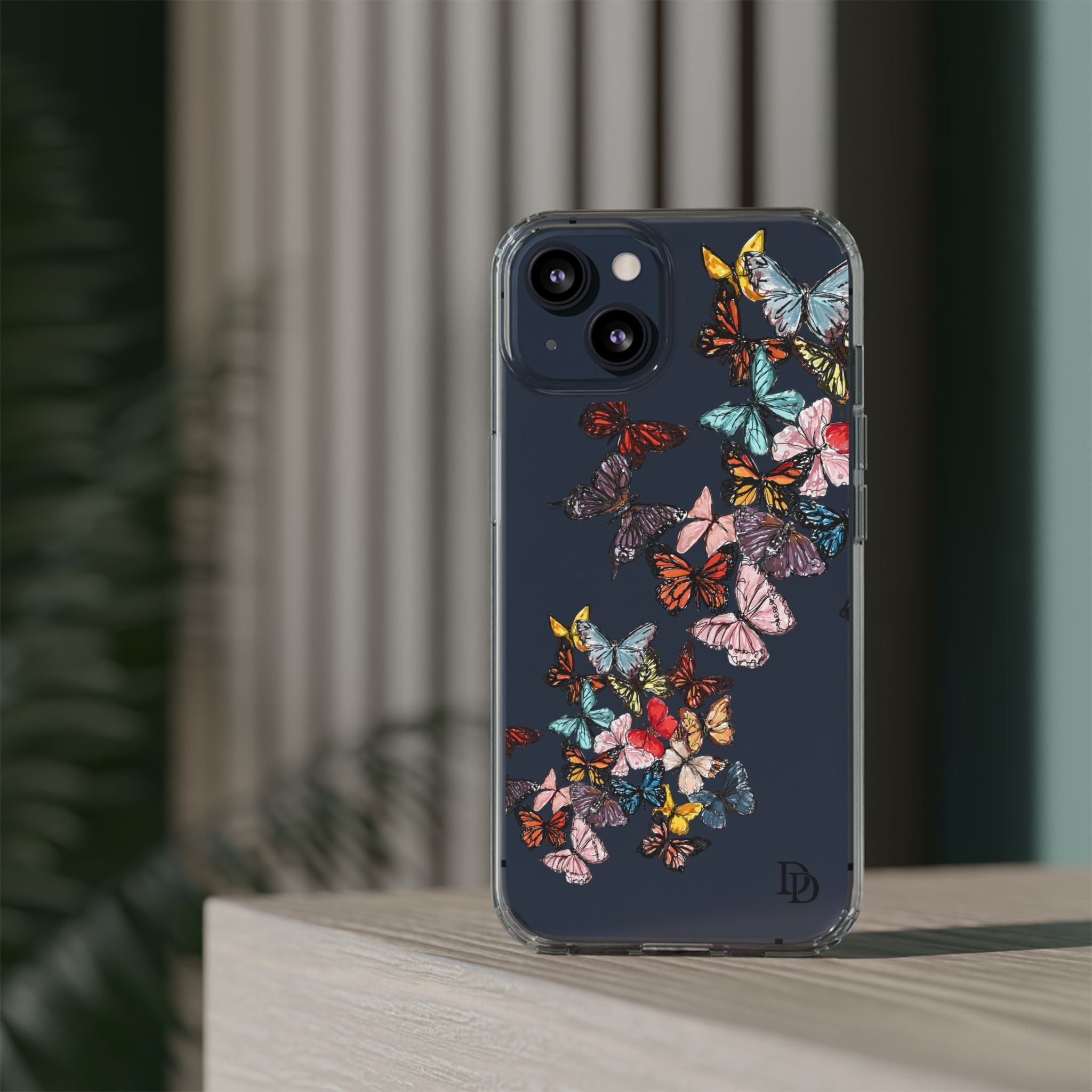 Clear Butterfly Phone Cases
