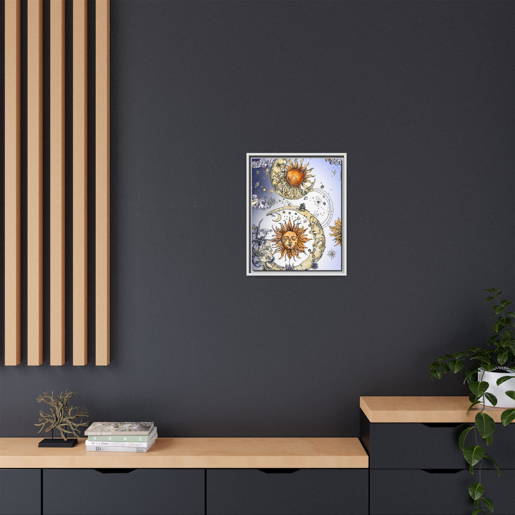 Celestial Matte Canvas, Framed (Multi-color)