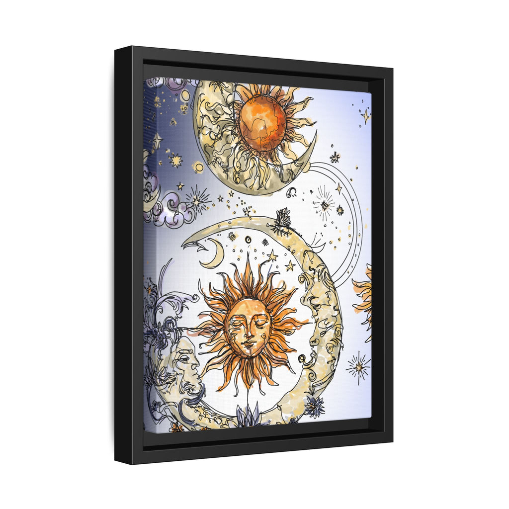 Celestial Matte Canvas, Framed (Multi-color)