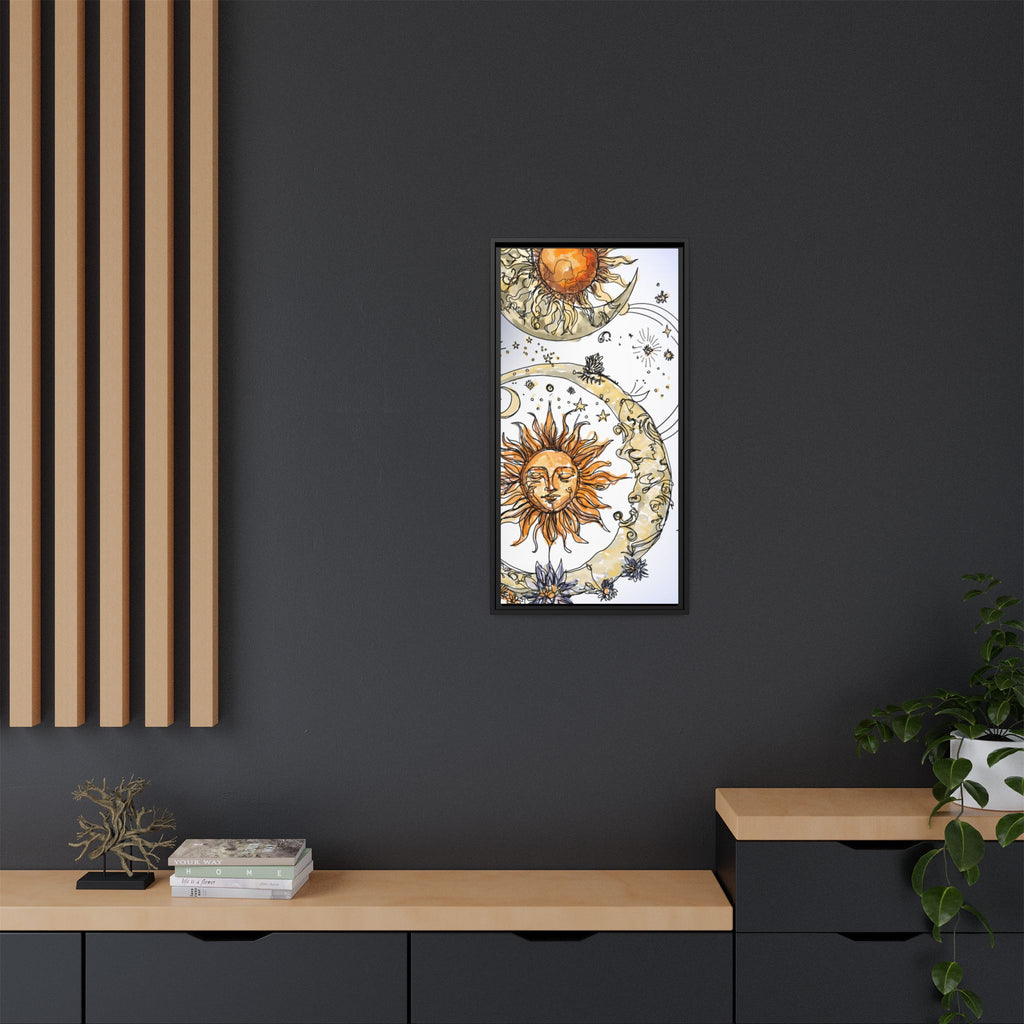 Celestial Matte Canvas, Framed (Multi-color)