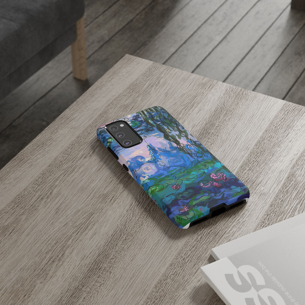 (Non-iphones) Tough Cases - Waterlilies