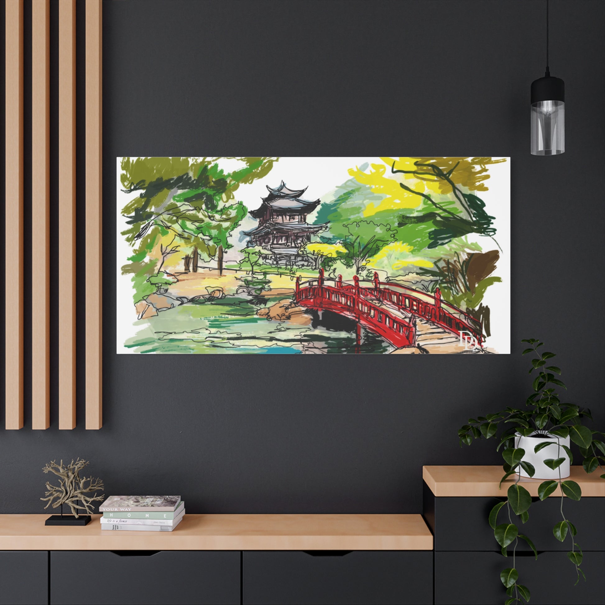 Kakehashi Matte Canvas, Stretched, 1.25"