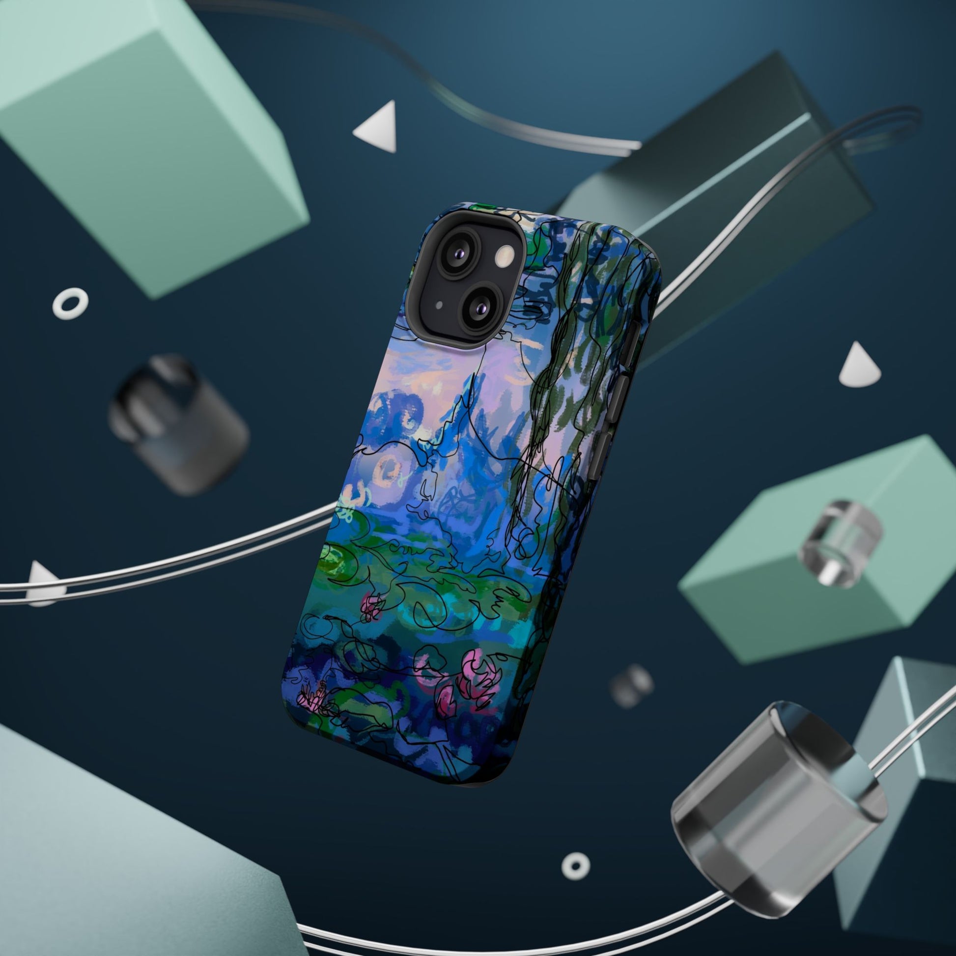 Magnetic Tough Cases - Waterlilies