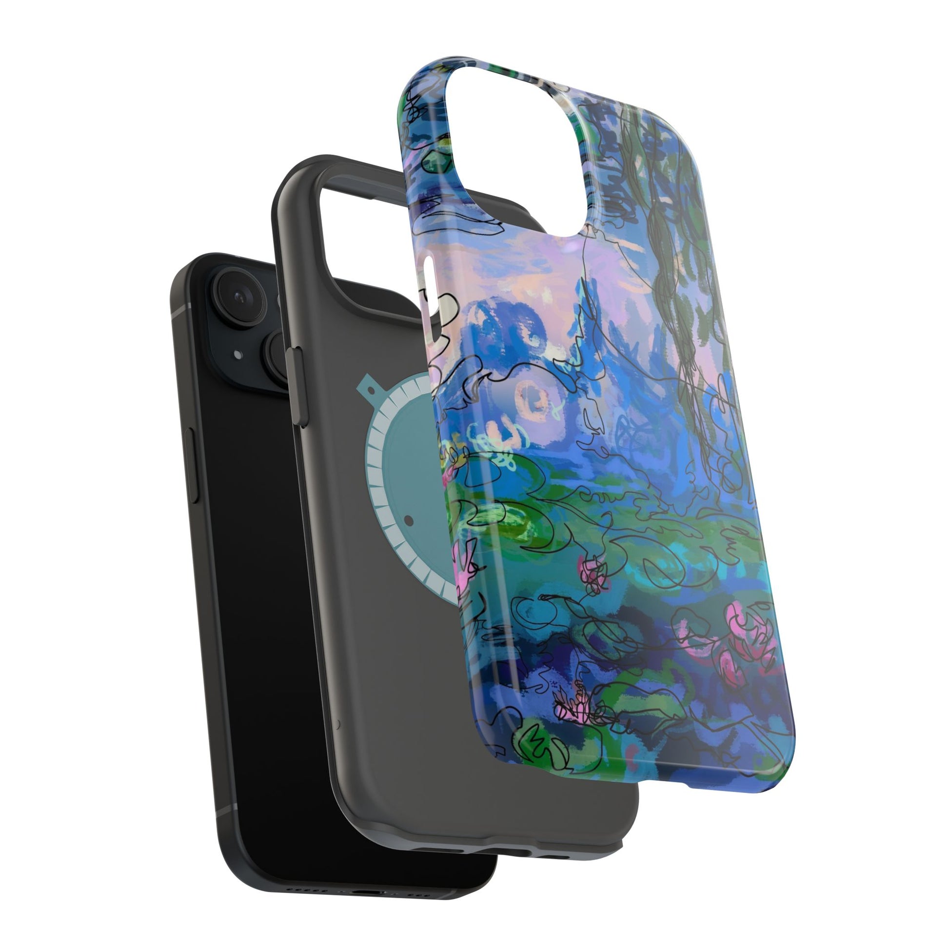 Magnetic Tough Cases - Waterlilies