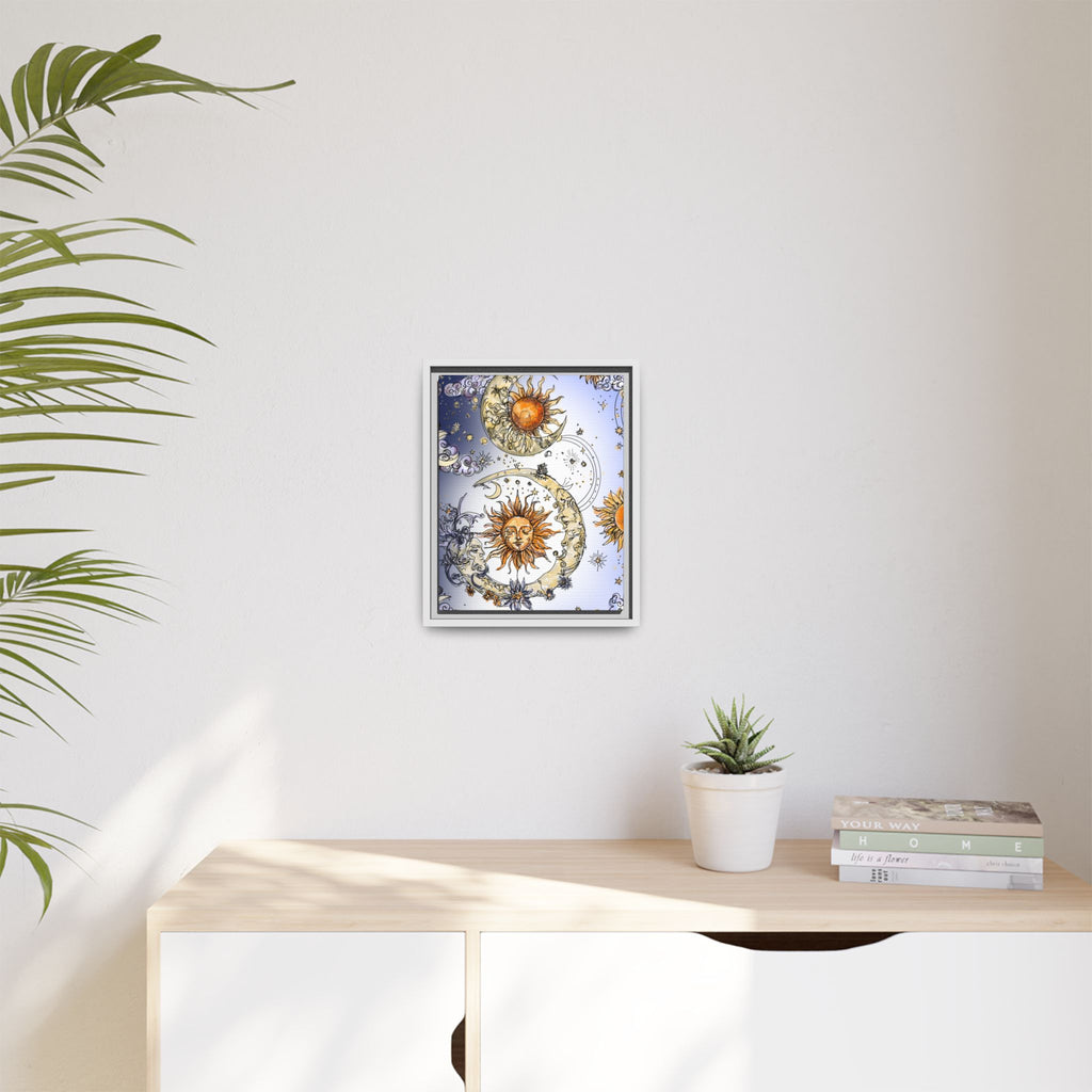 Celestial Matte Canvas, Framed (Multi-color)