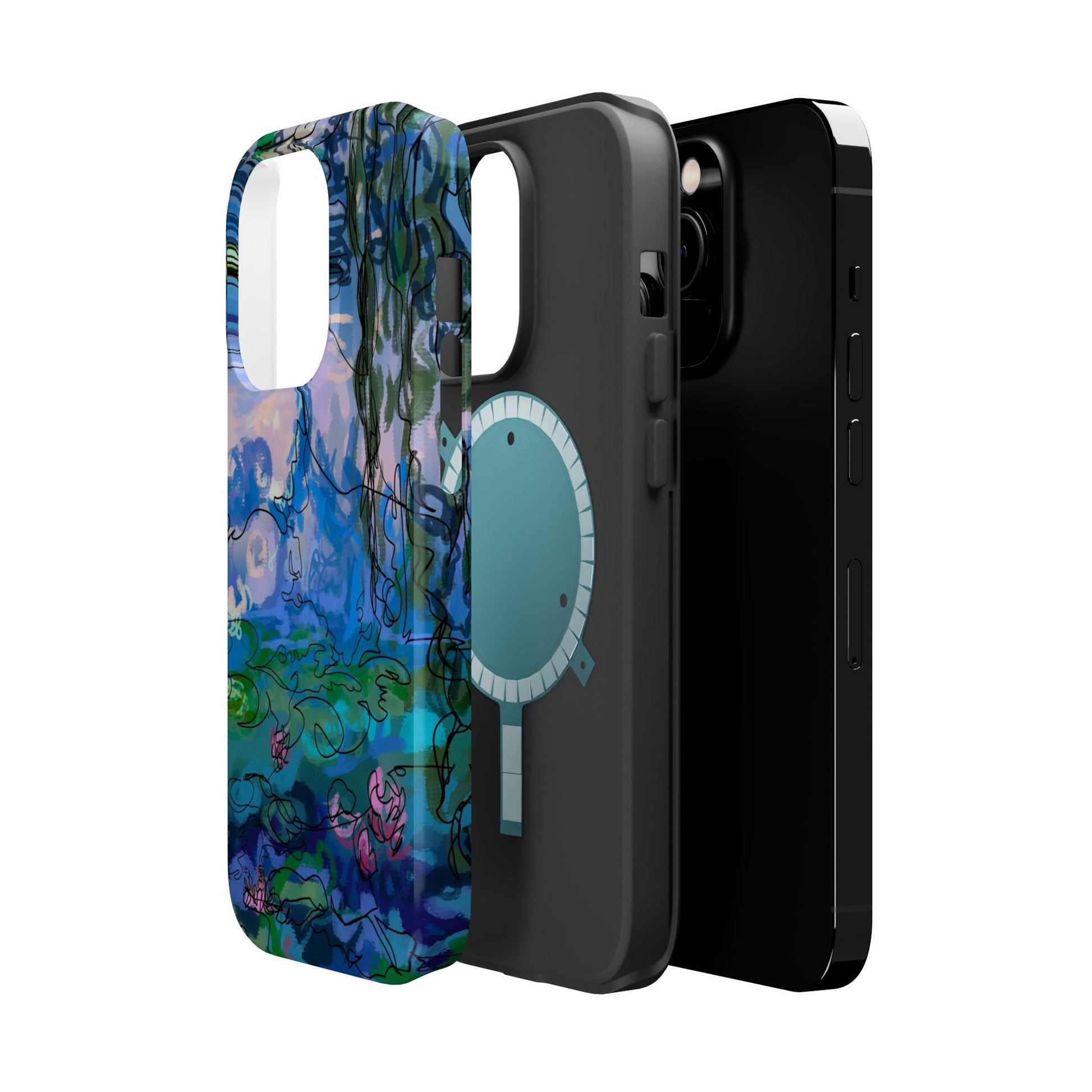 Magnetic Tough Cases - Waterlilies