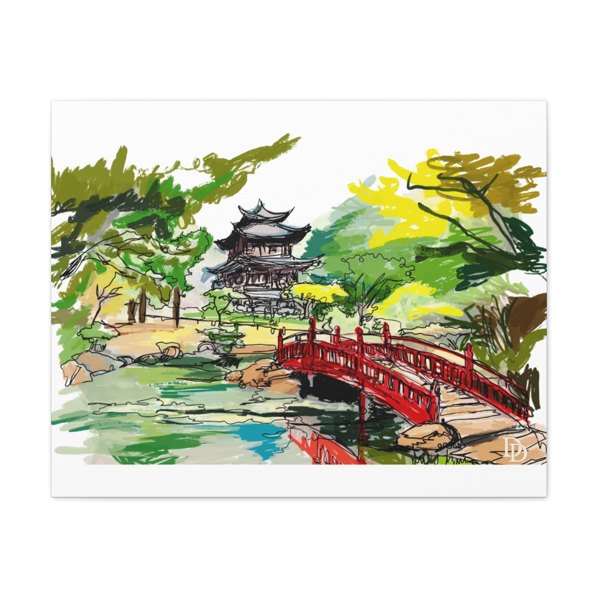 Kakehashi Matte Canvas, Stretched, 1.25"