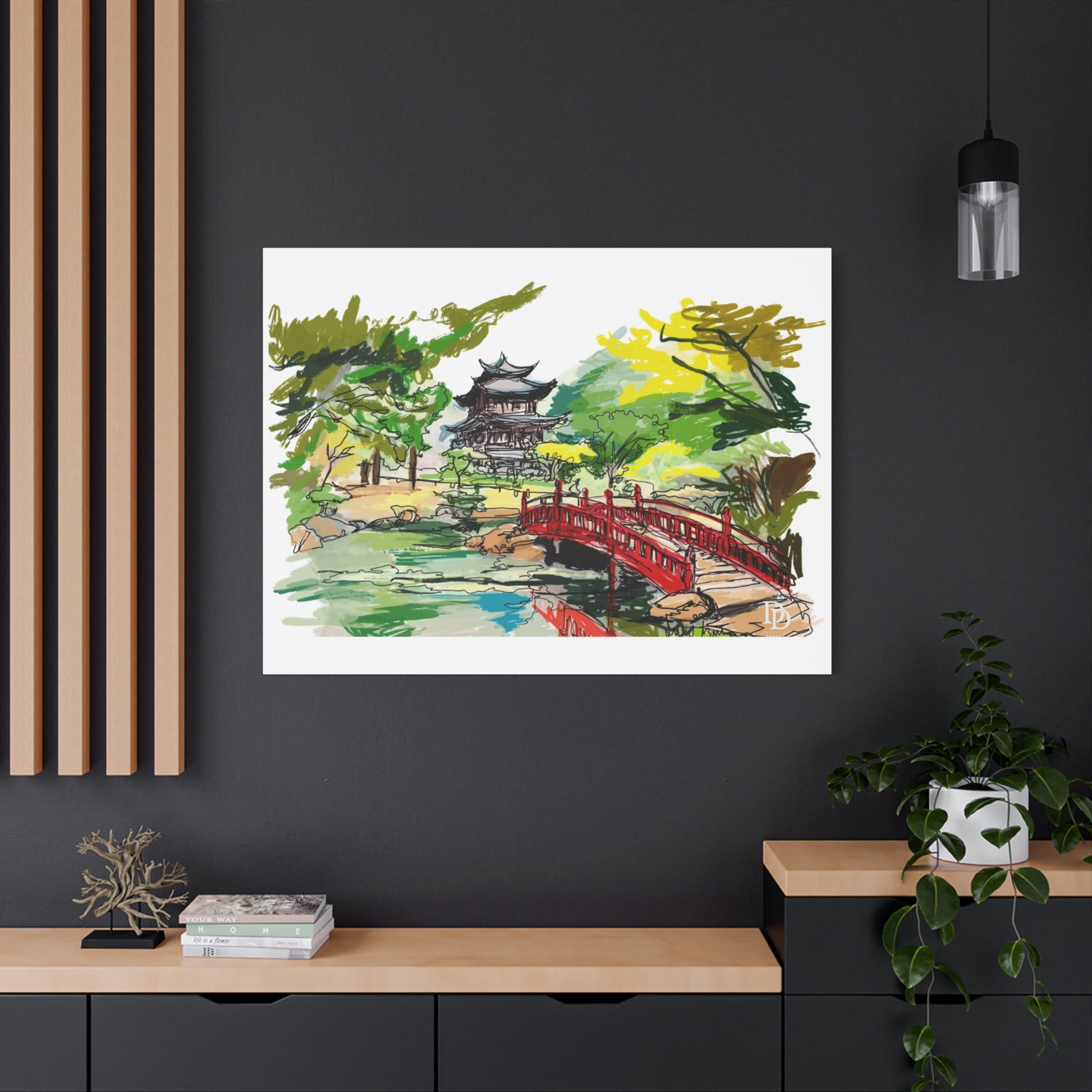Kakehashi Matte Canvas, Stretched, 1.25"