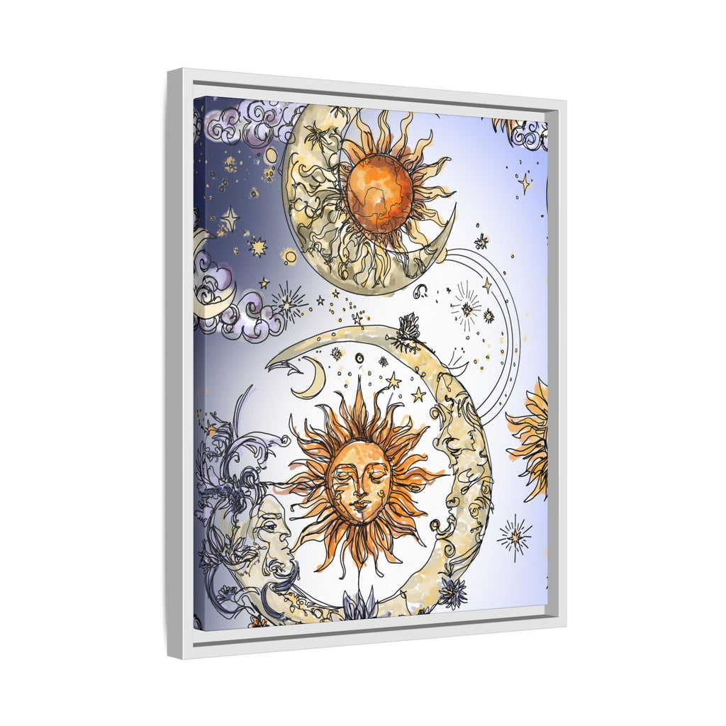 Celestial Matte Canvas, Framed (Multi-color)