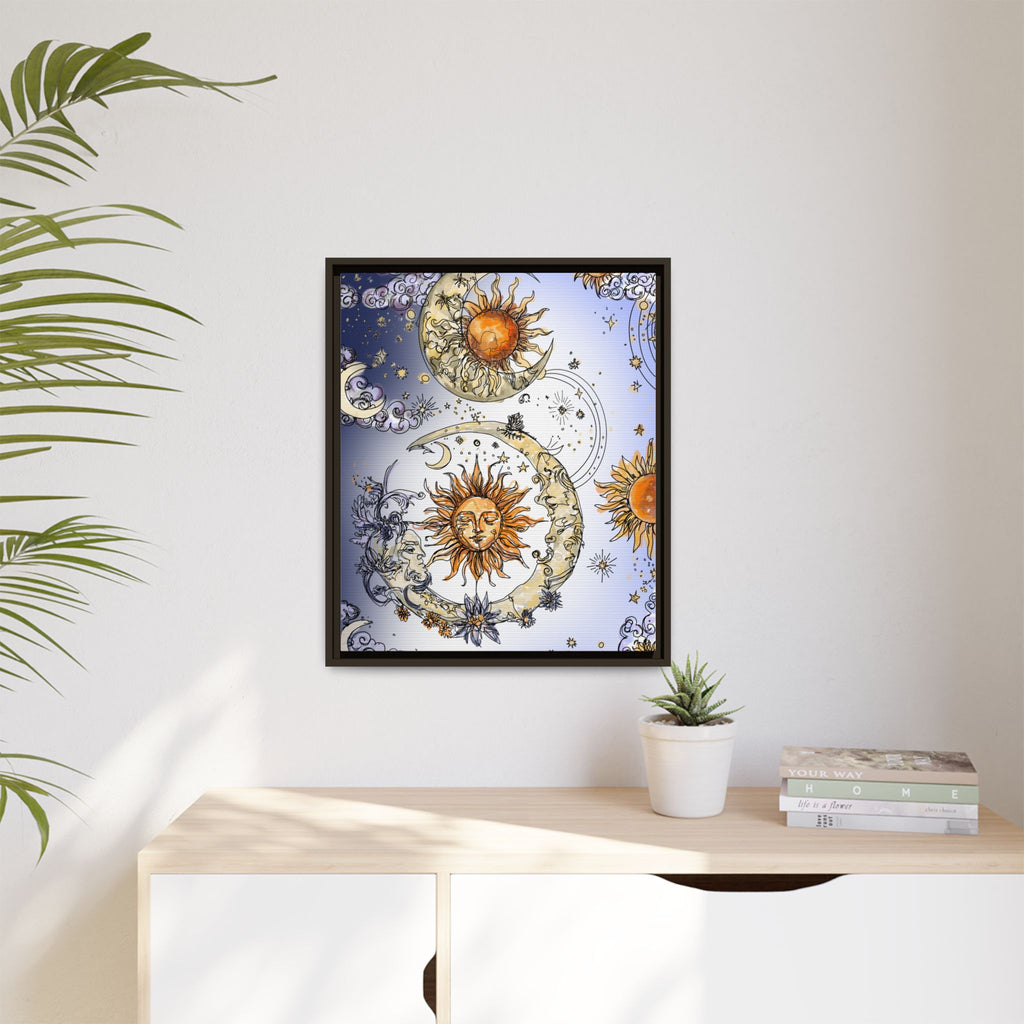 Celestial Matte Canvas, Framed (Multi-color)