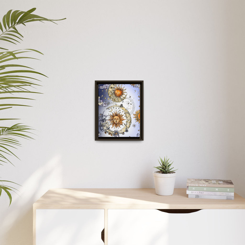 Celestial Matte Canvas, Framed (Multi-color)