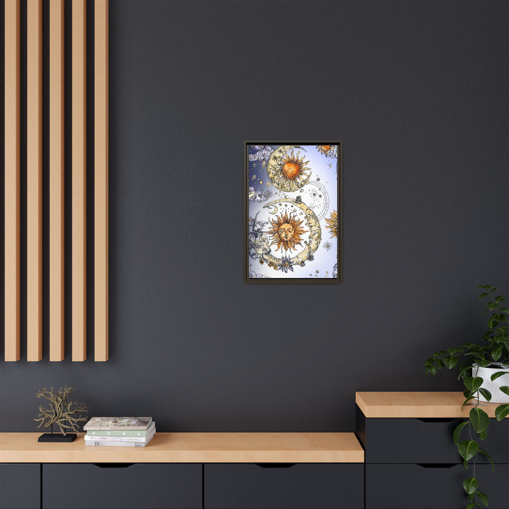 Celestial Matte Canvas, Framed (Multi-color)