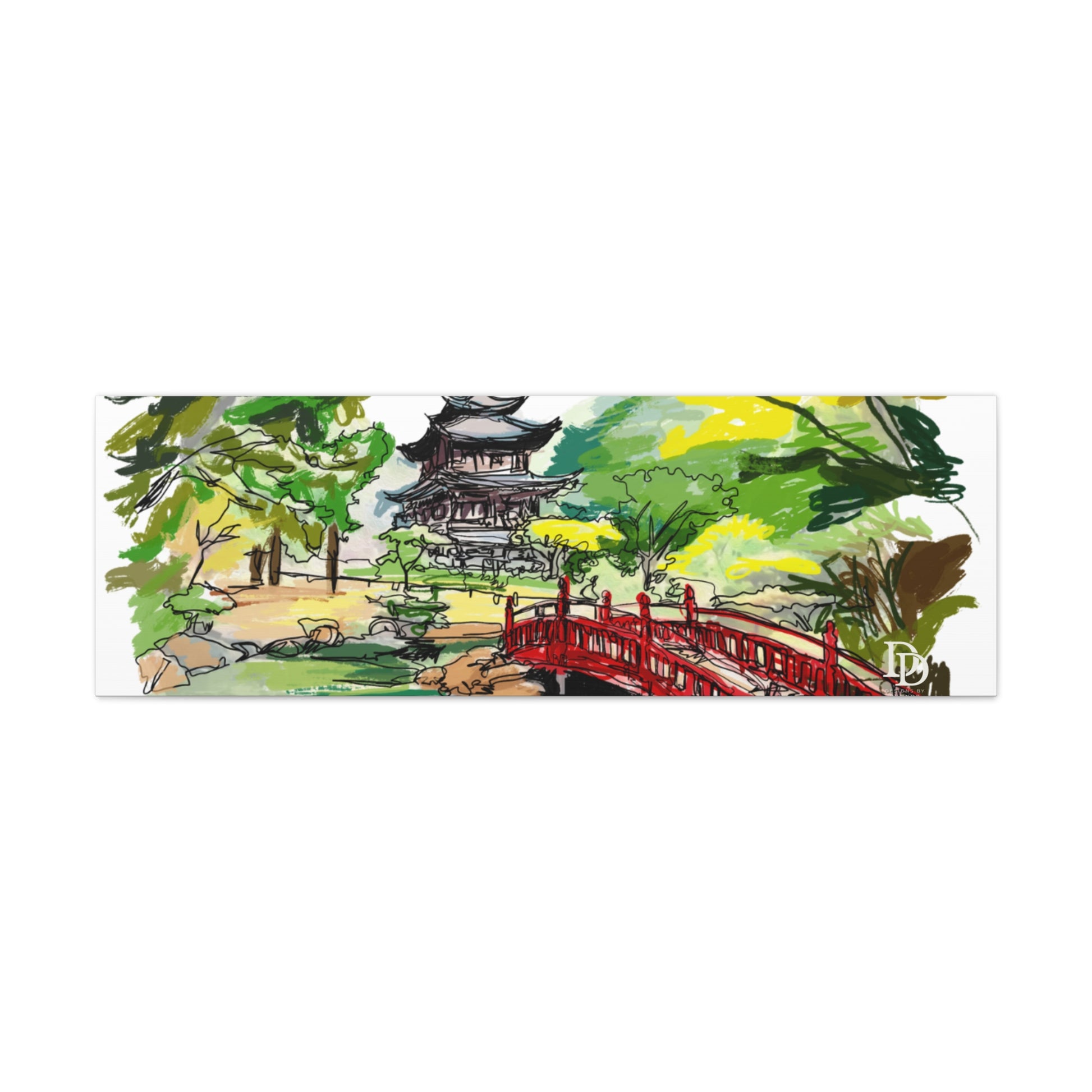 Kakehashi Matte Canvas, Stretched, 1.25"