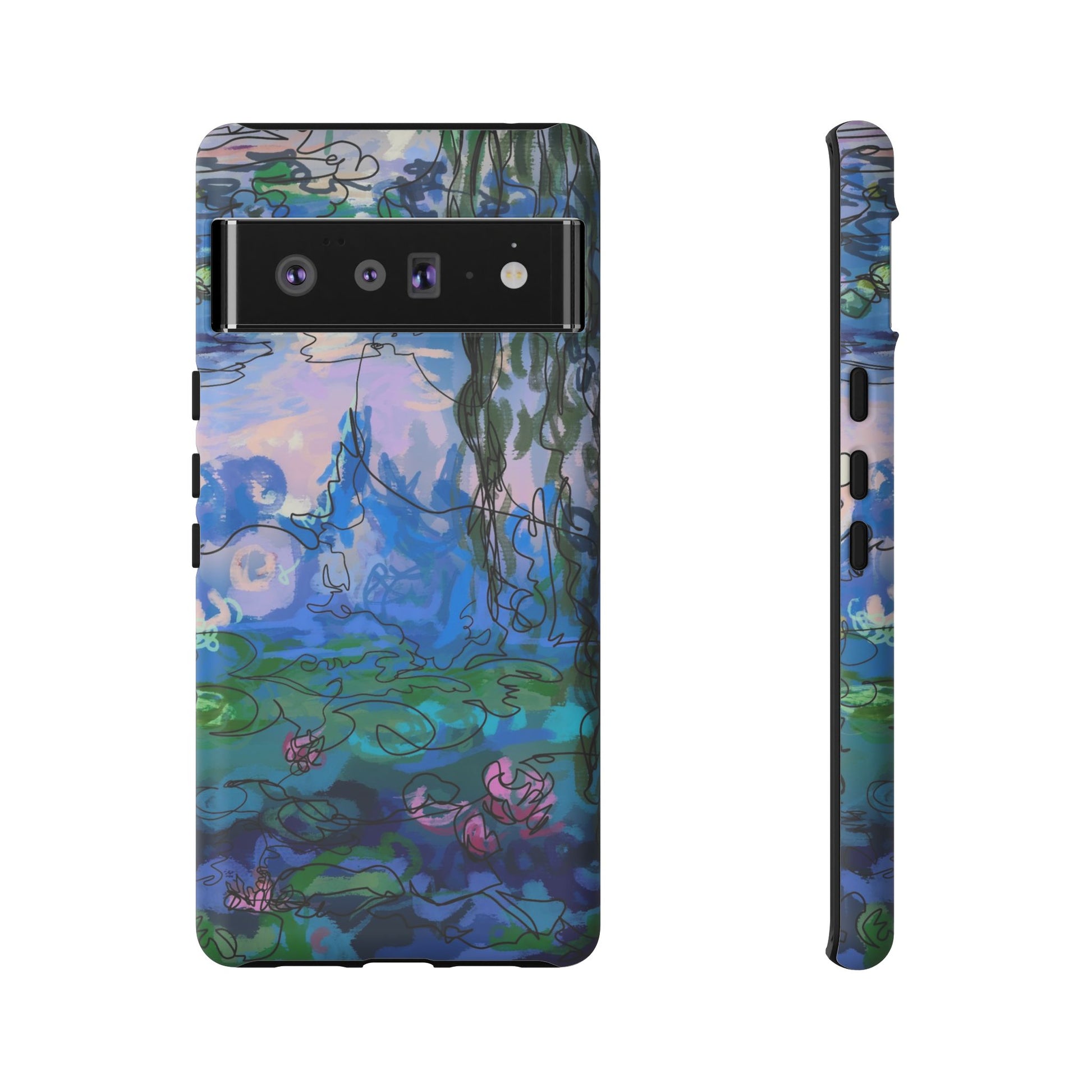 (Non-iphones) Tough Cases - Waterlilies