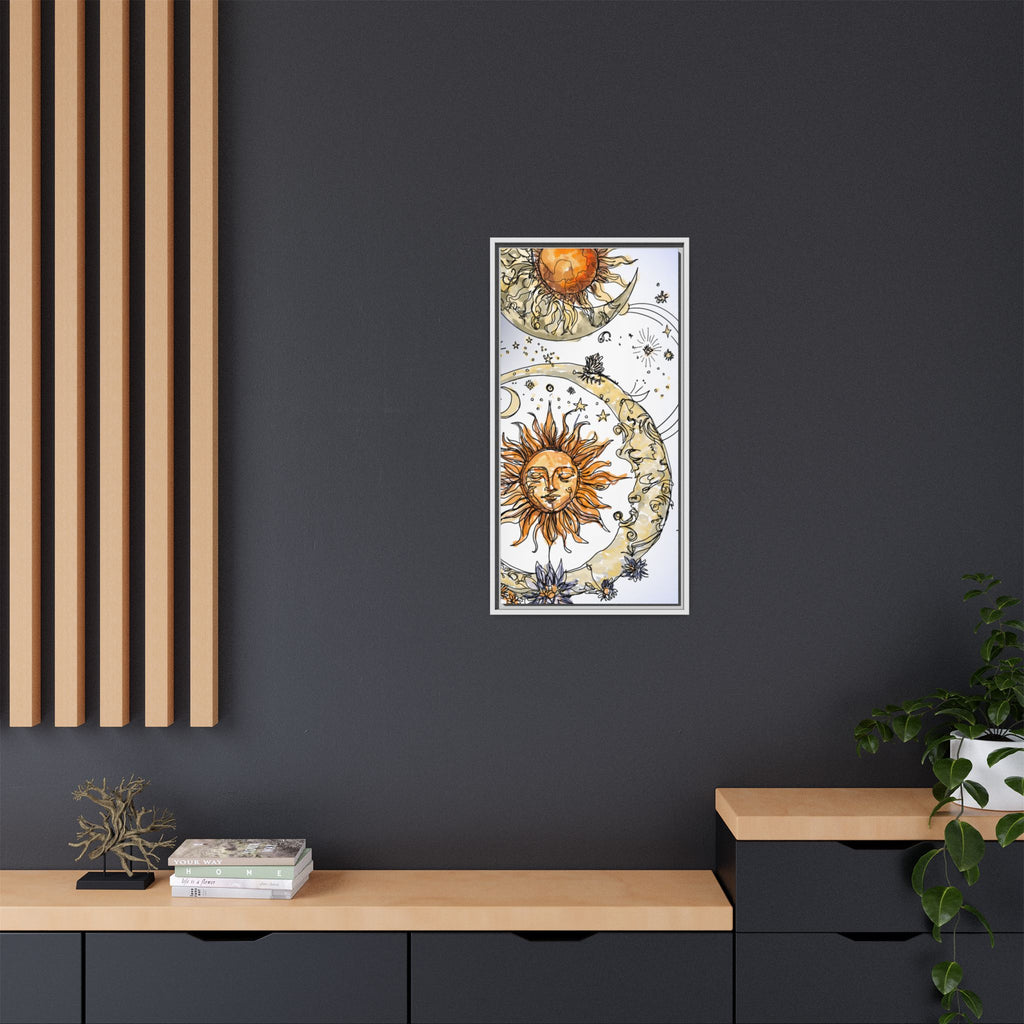 Celestial Matte Canvas, Framed (Multi-color)