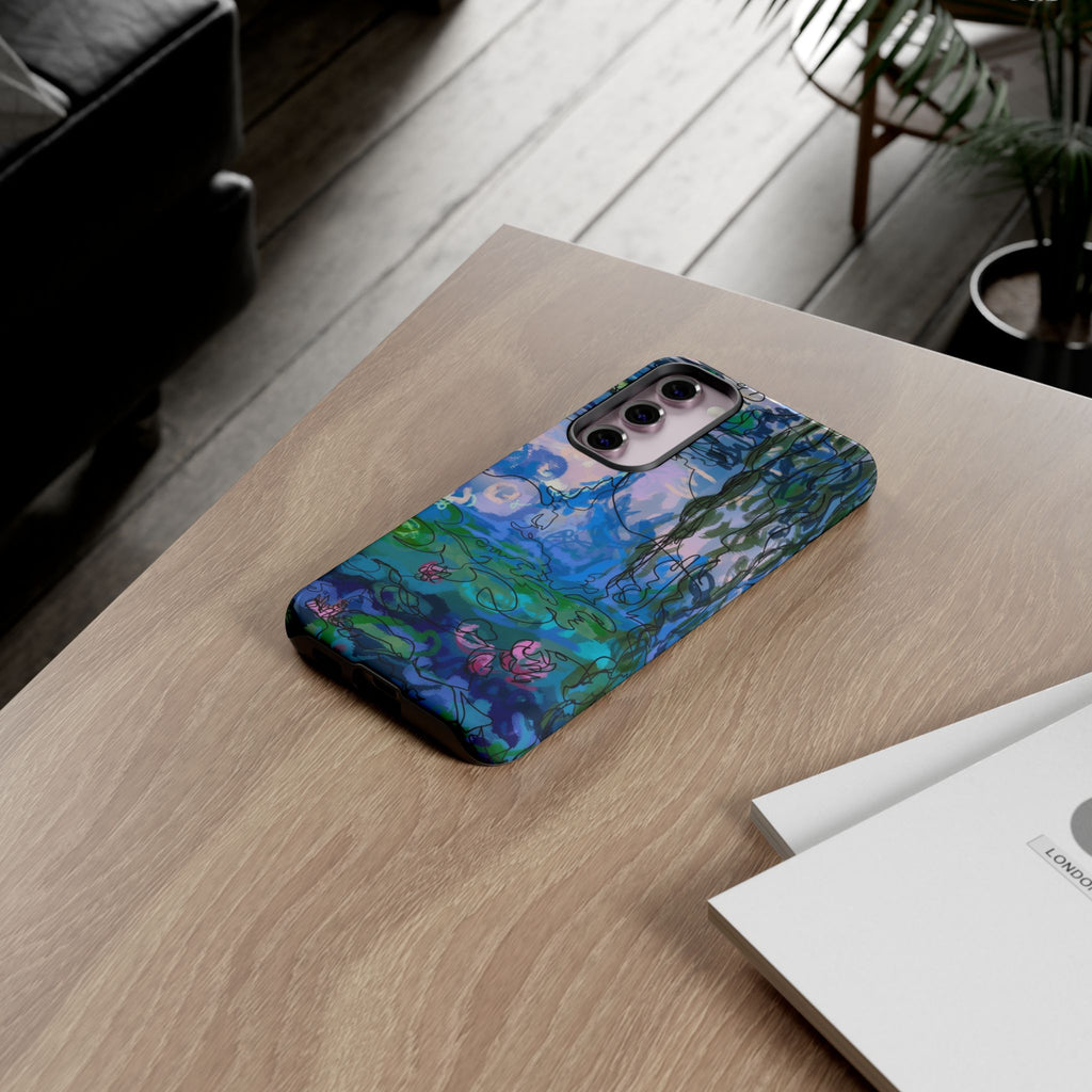 (Non-iphones) Tough Cases - Waterlilies