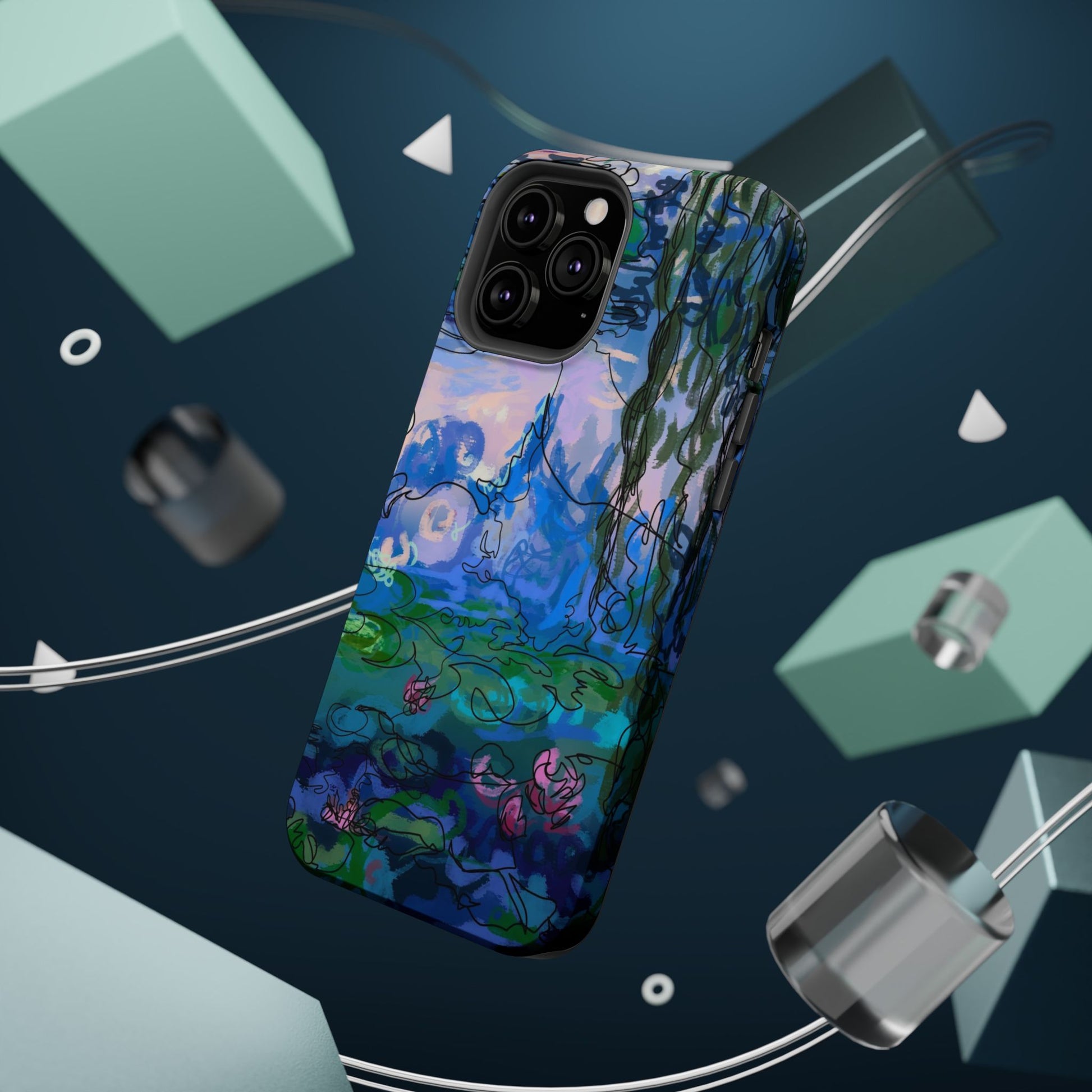 Magnetic Tough Cases - Waterlilies