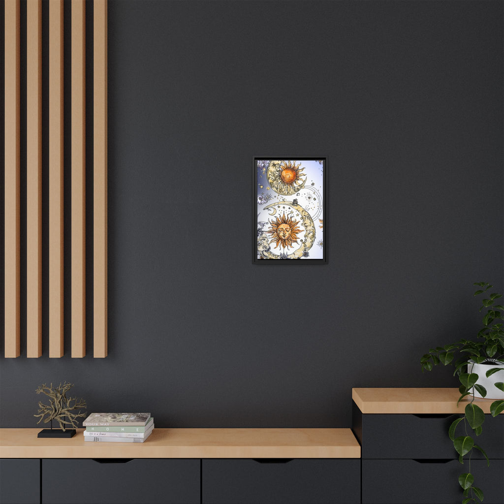 Celestial Matte Canvas, Framed (Multi-color)