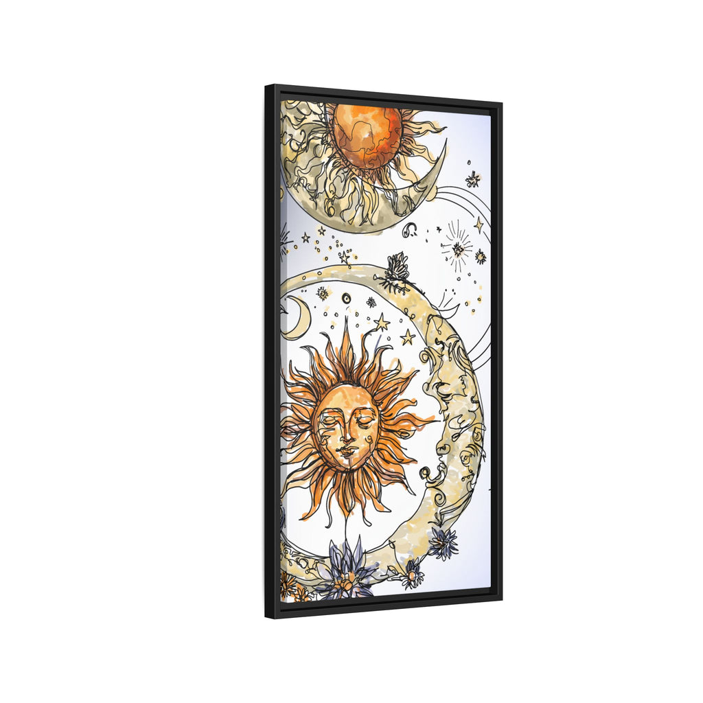 Celestial Matte Canvas, Framed (Multi-color)