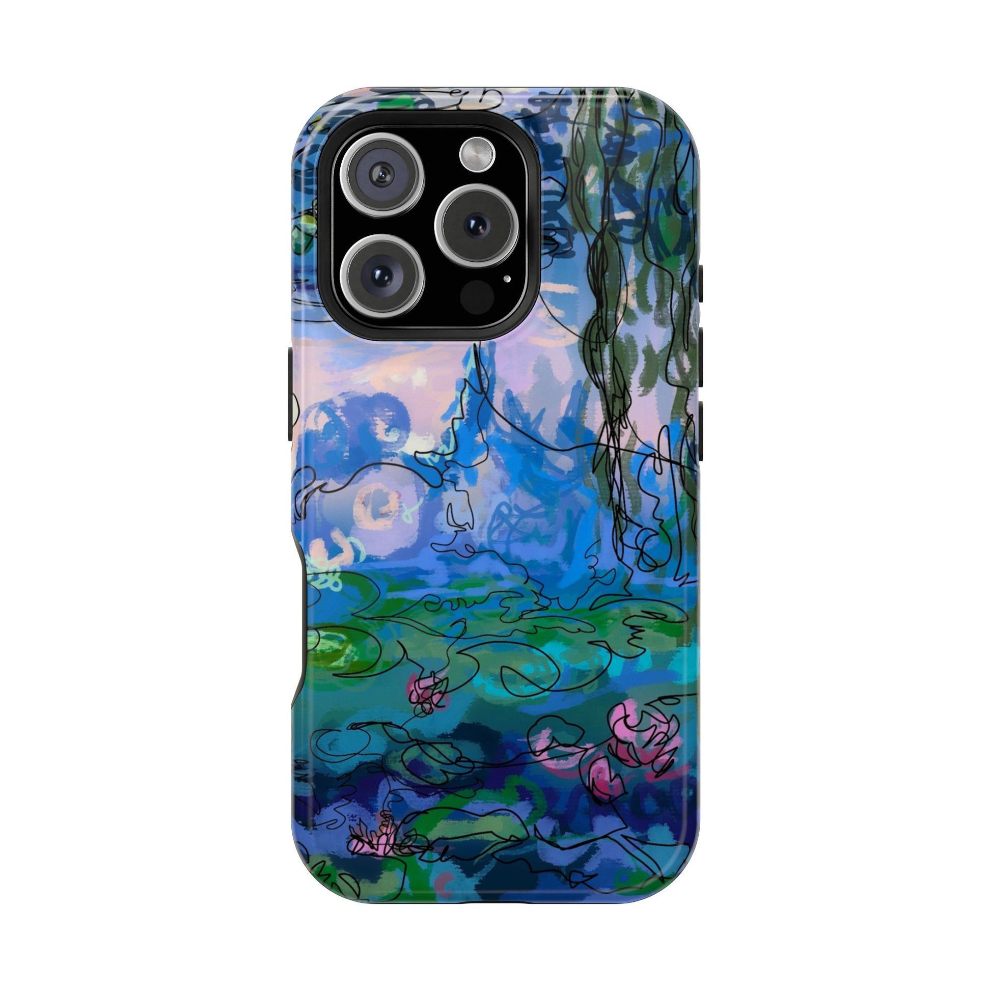 Magnetic Tough Cases - Waterlilies