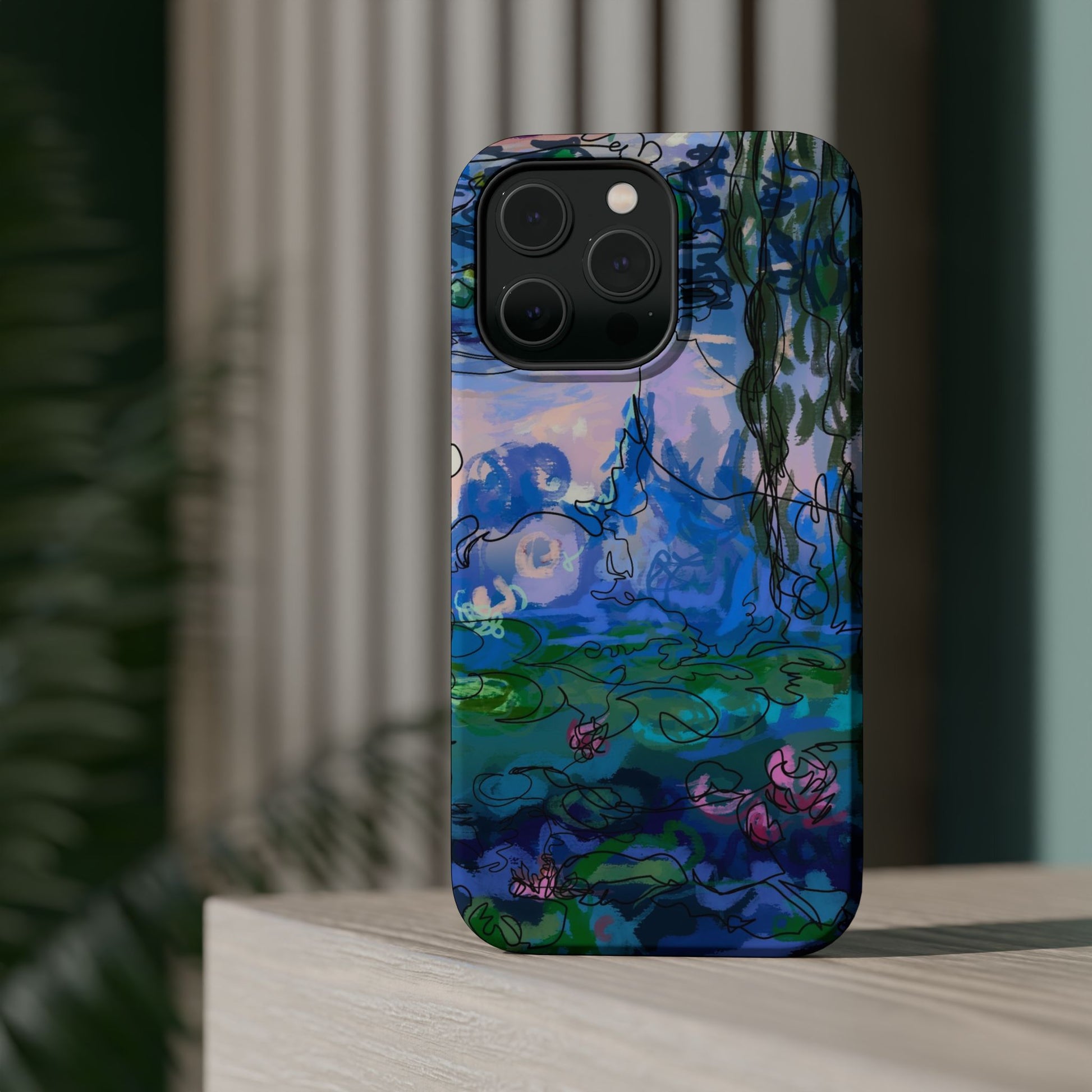 Magnetic Tough Cases - Waterlilies