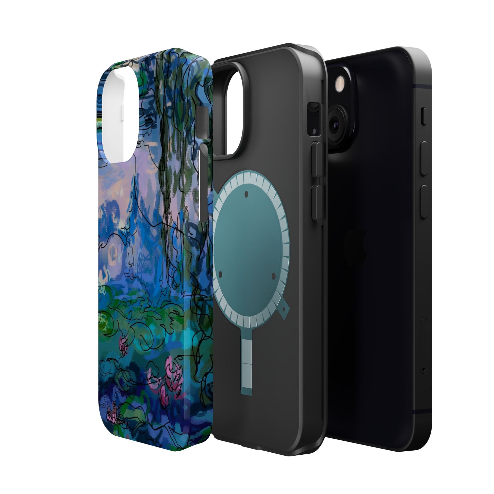 Magnetic Tough Cases - Waterlilies