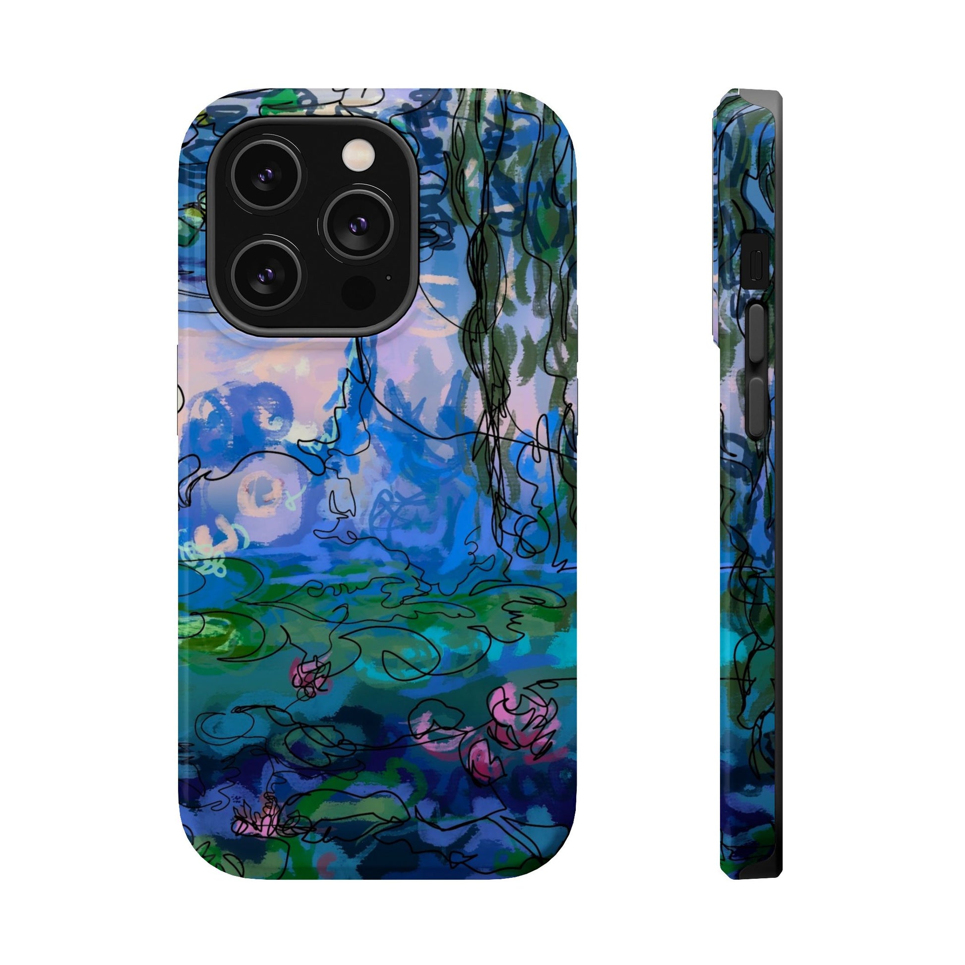 Magnetic Tough Cases - Waterlilies