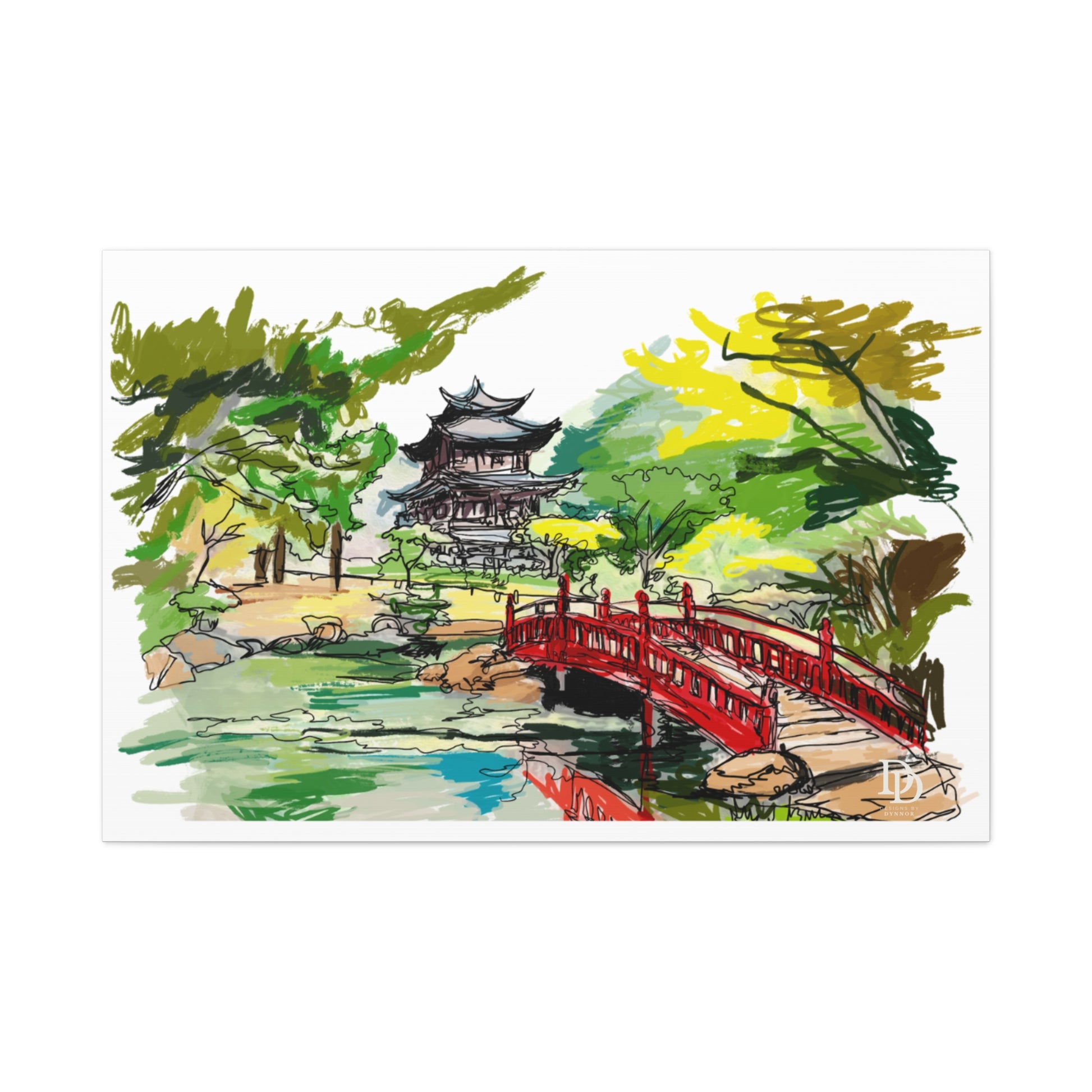 Kakehashi Matte Canvas, Stretched, 1.25"