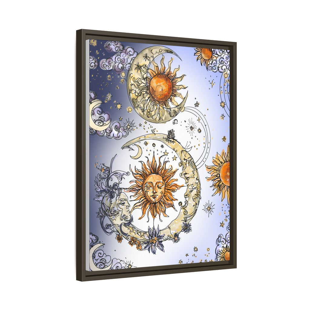 Celestial Matte Canvas, Framed (Multi-color)