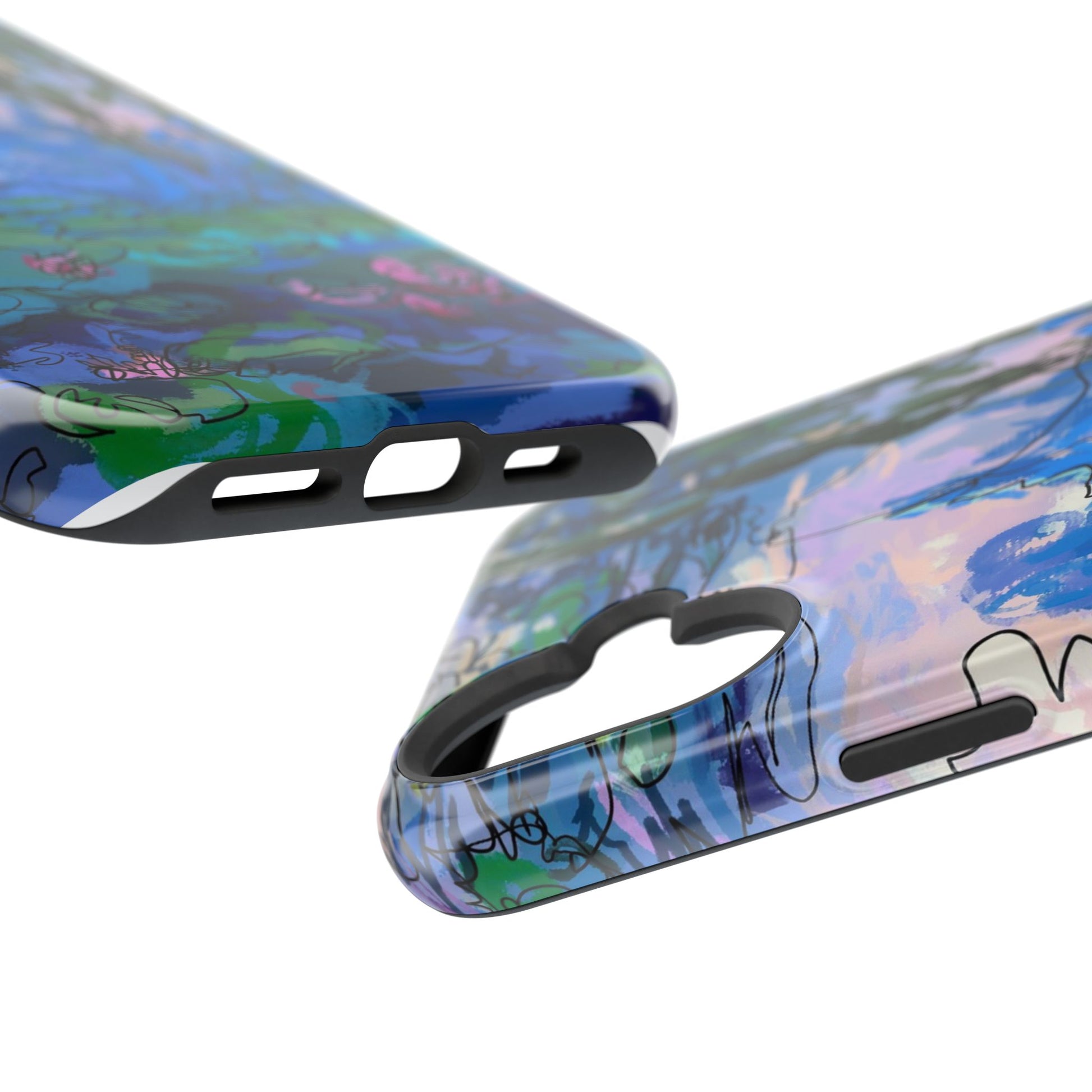 Magnetic Tough Cases - Waterlilies