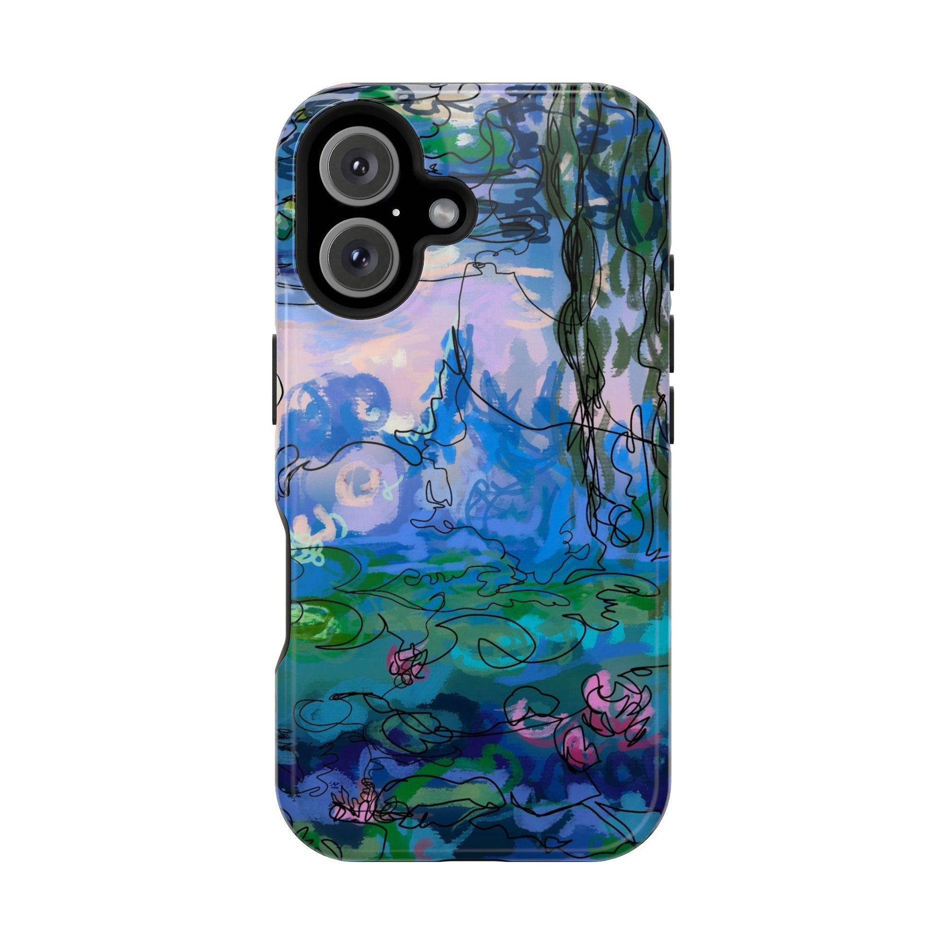 Magnetic Tough Cases - Waterlilies