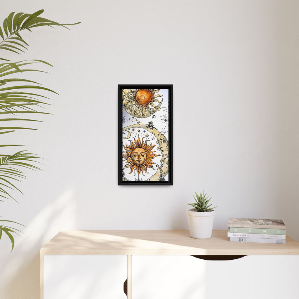 Celestial Matte Canvas, Framed (Multi-color)