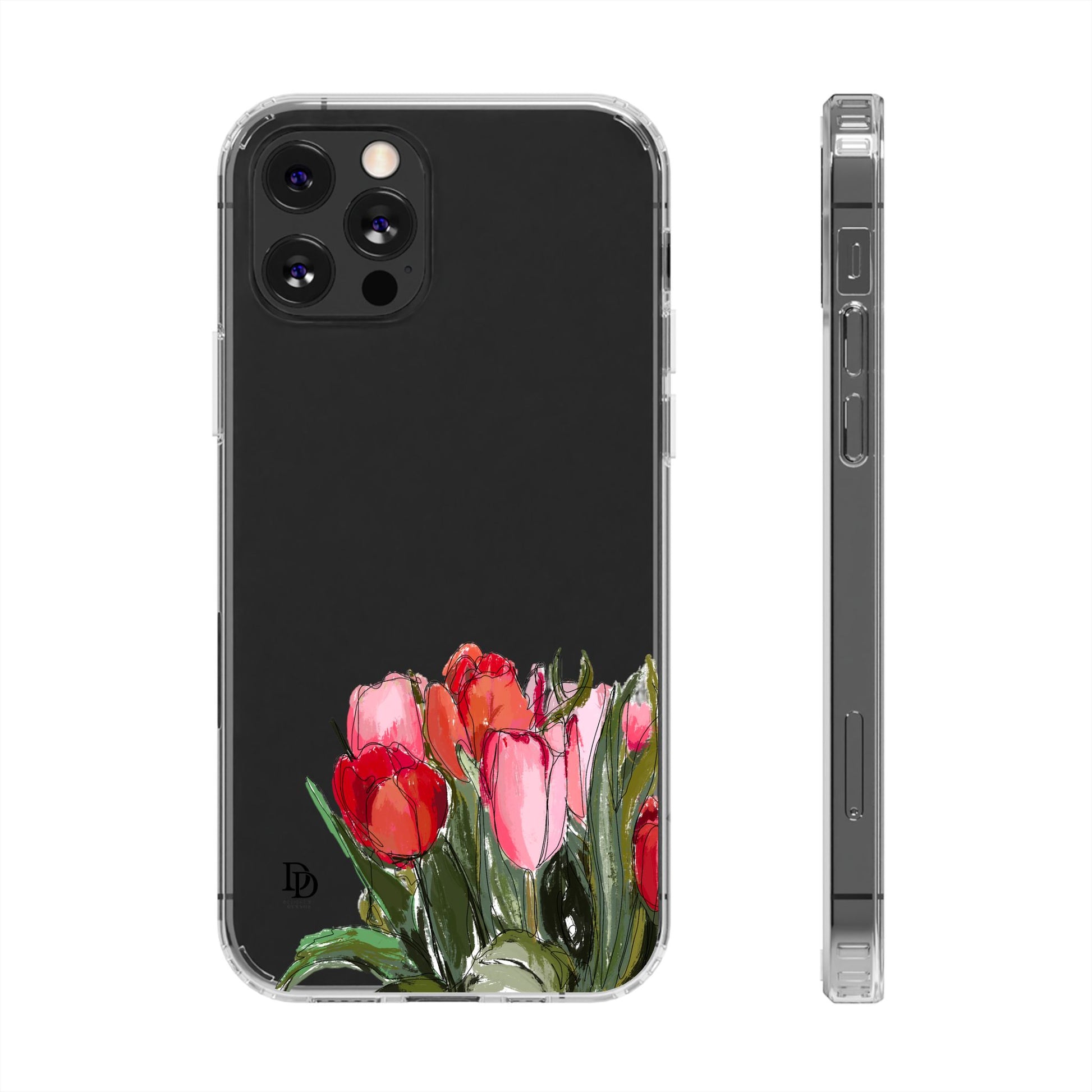 Dana's Tulips Clear Cases