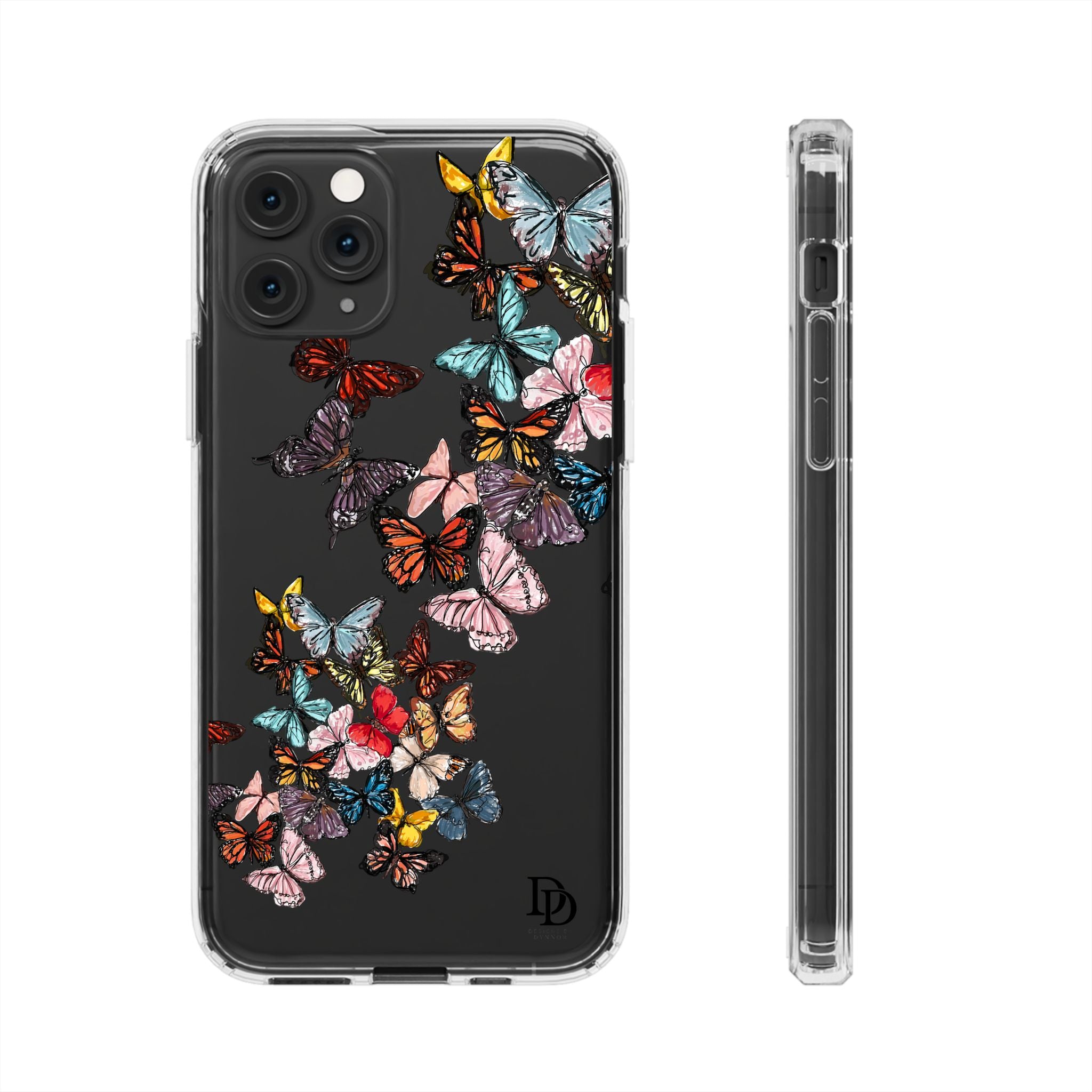Clear Butterfly Phone Cases