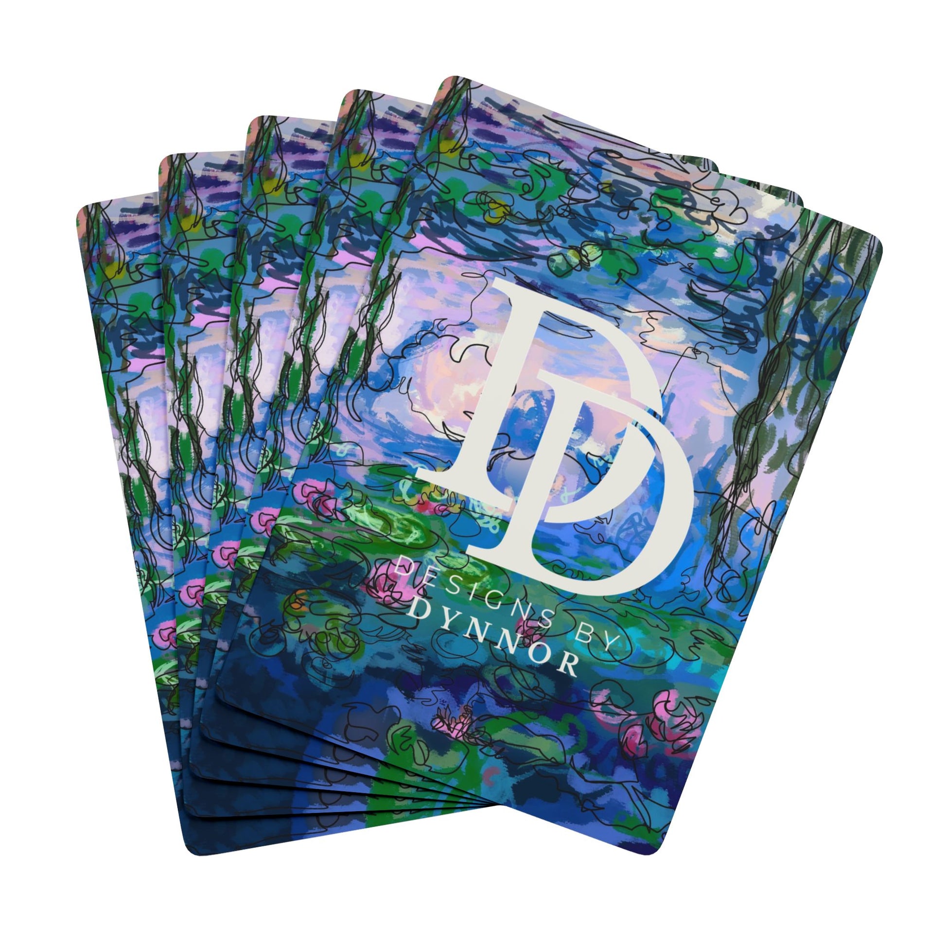 Waterlilies Poker Playing Cards
