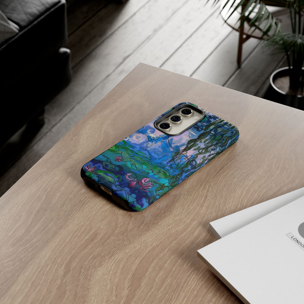 (Non-iphones) Tough Cases - Waterlilies