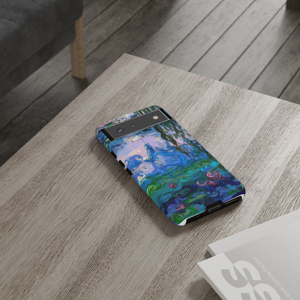 (Non-iphones) Tough Cases - Waterlilies