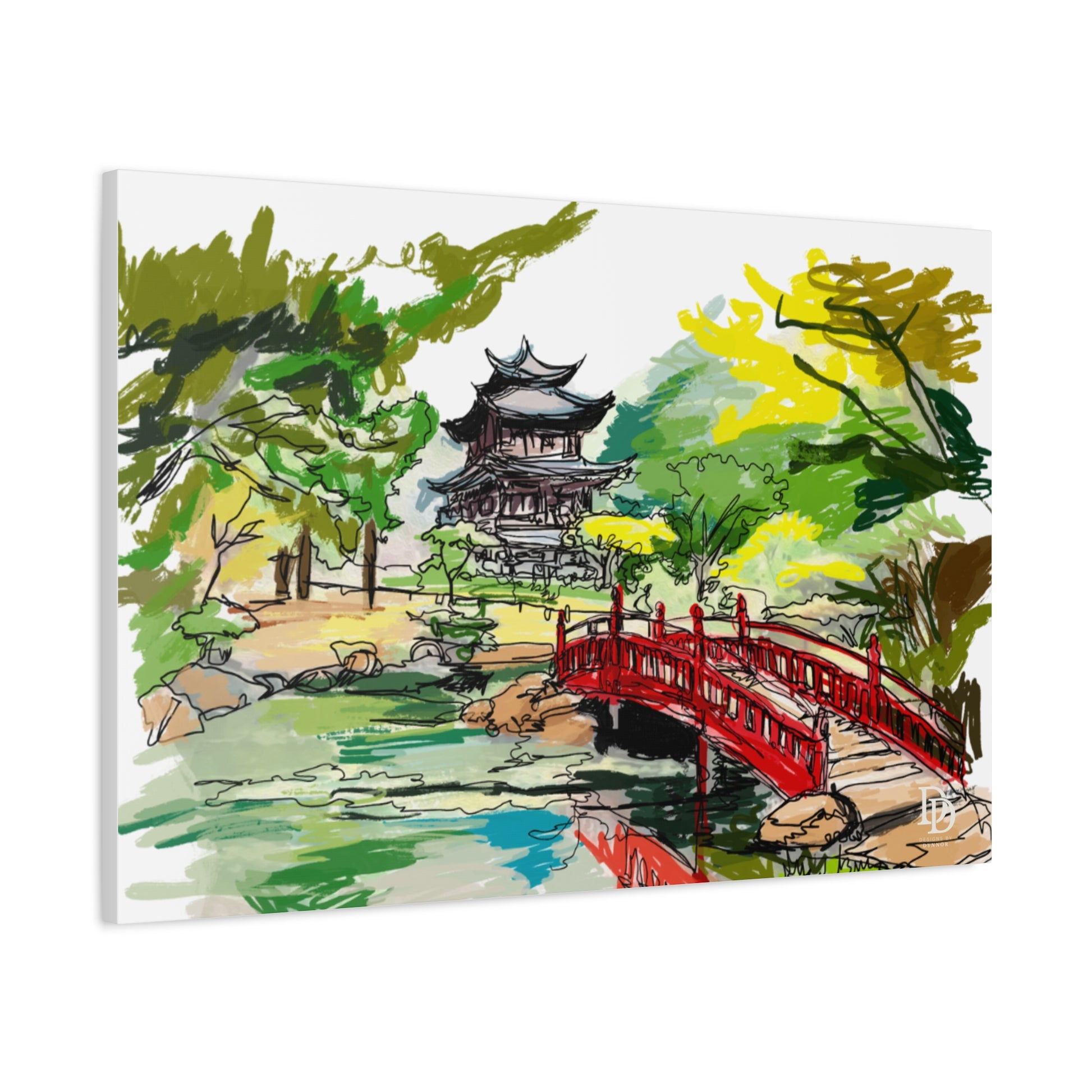 Kakehashi Matte Canvas, Stretched, 1.25"