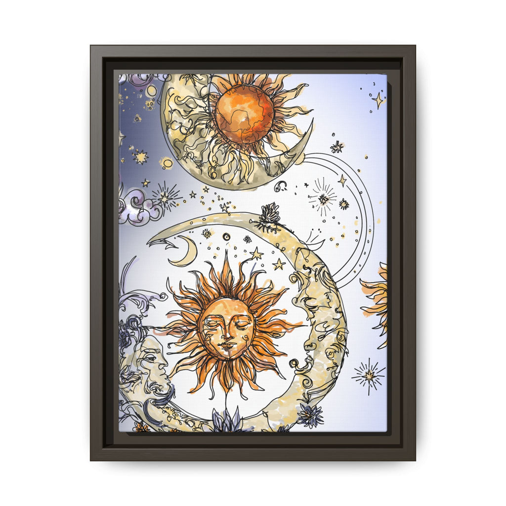 Celestial Matte Canvas, Framed (Multi-color)