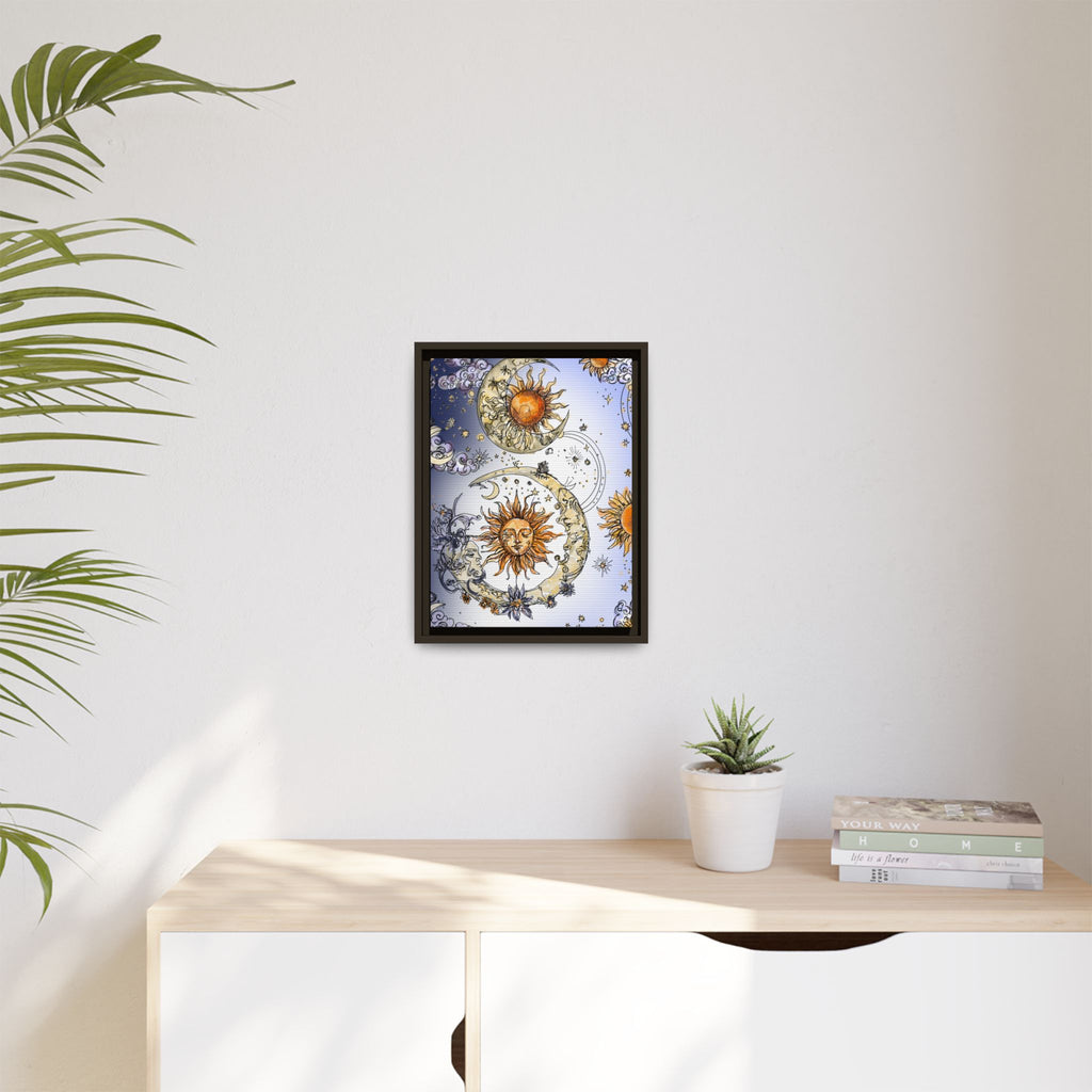 Celestial Matte Canvas, Framed (Multi-color)