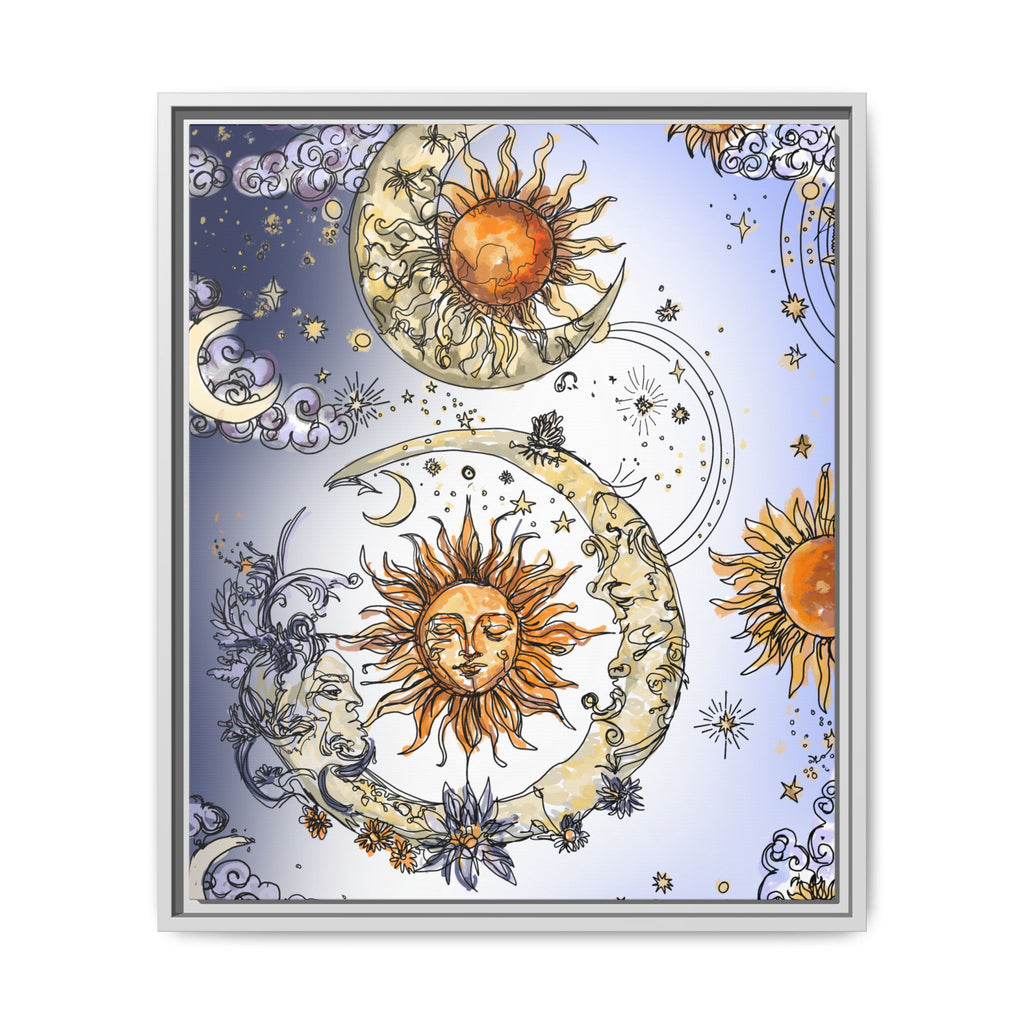 Celestial Matte Canvas, Framed (Multi-color)