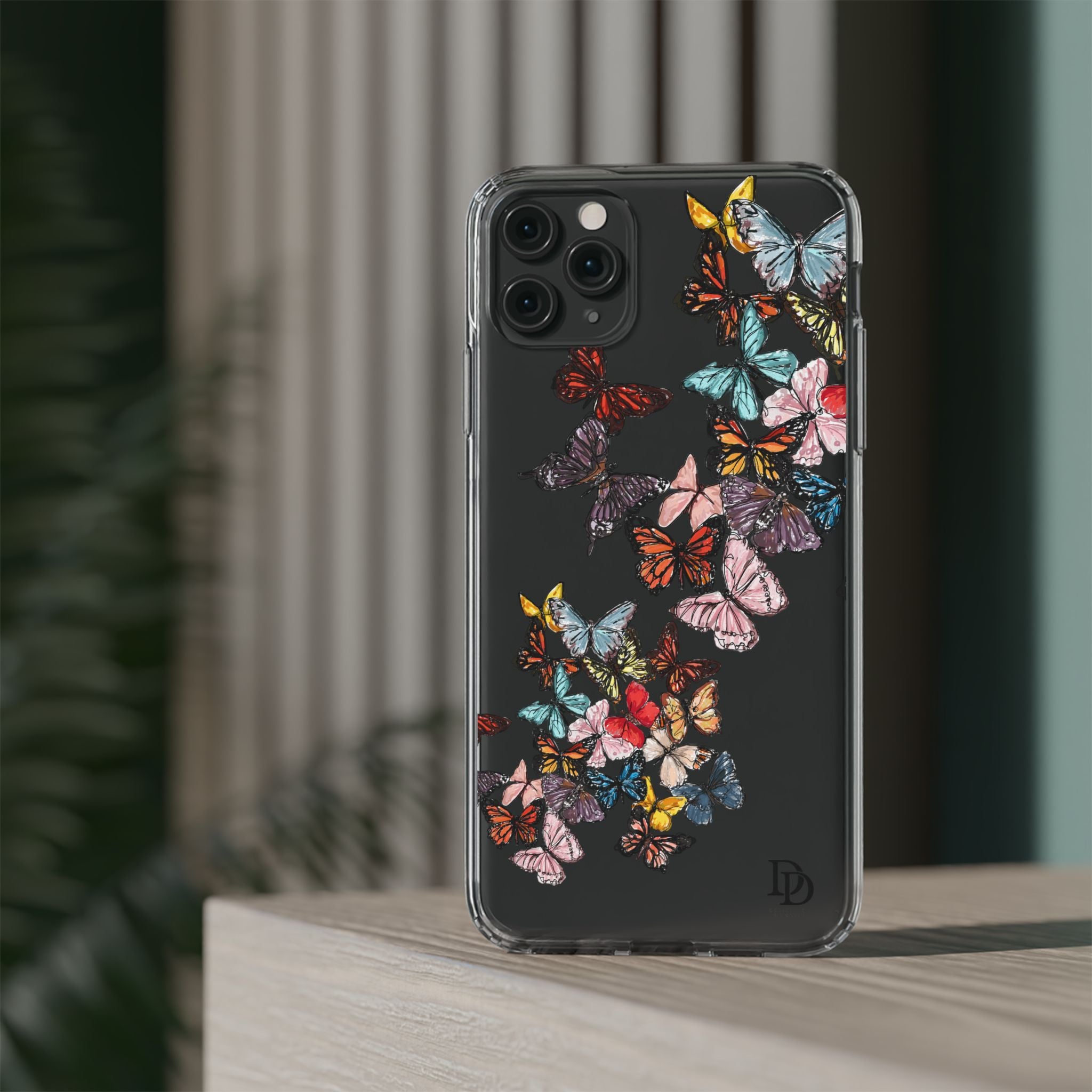 Clear Butterfly Phone Cases
