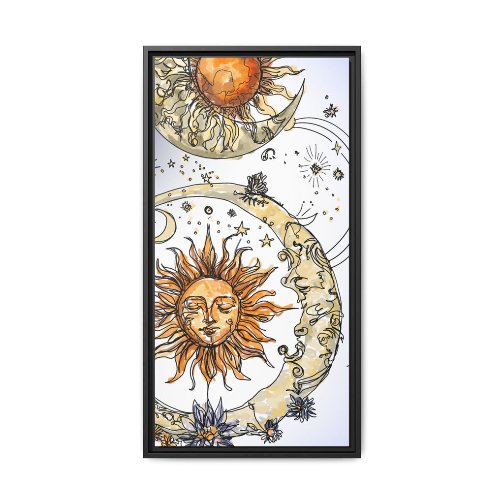 Celestial Matte Canvas, Framed (Multi-color)