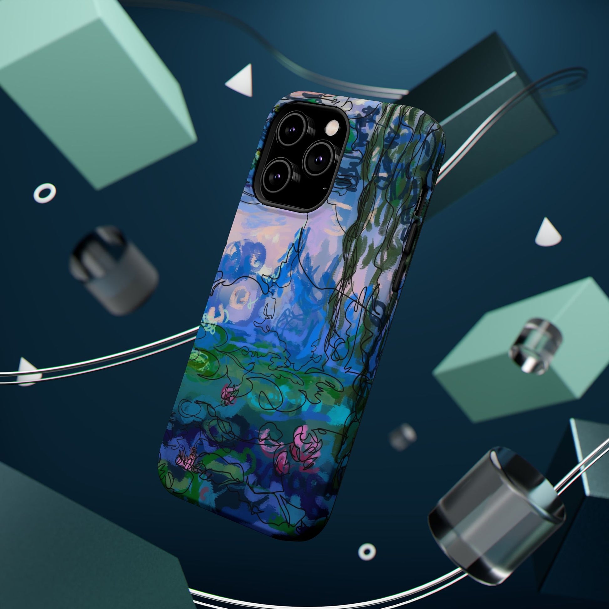 Magnetic Tough Cases - Waterlilies